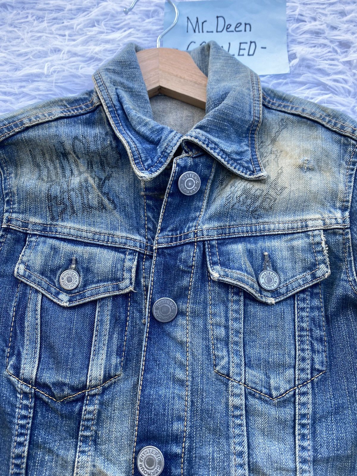 Hysteric Glamour Rare Vintage KINKY Hysteric Glamour Denim Jacket Size S / US 4 / IT 40 - 15 Thumbnail