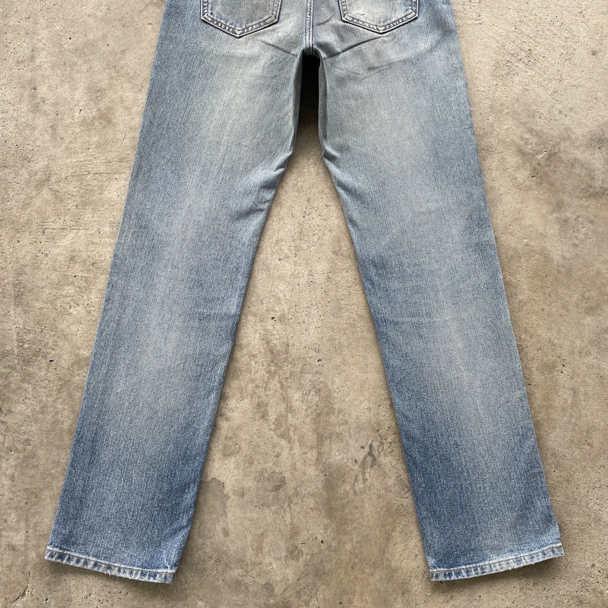 Japanese Brand Vintage Edwin Made In Japan Distressed Faded Jeans Pants W32 Size US 32 / EU 48 - 12 Thumbnail