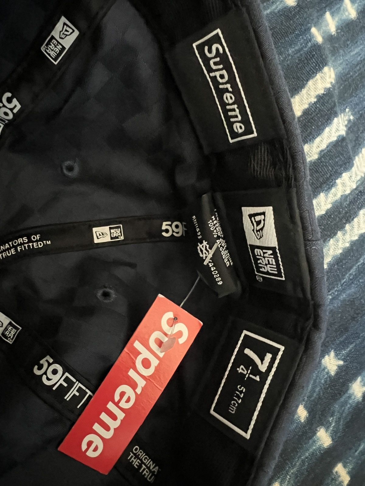 Supreme Supreme Box Logo New Era Cap – 1/4 7 Size ONE SIZE - 11 Thumbnail