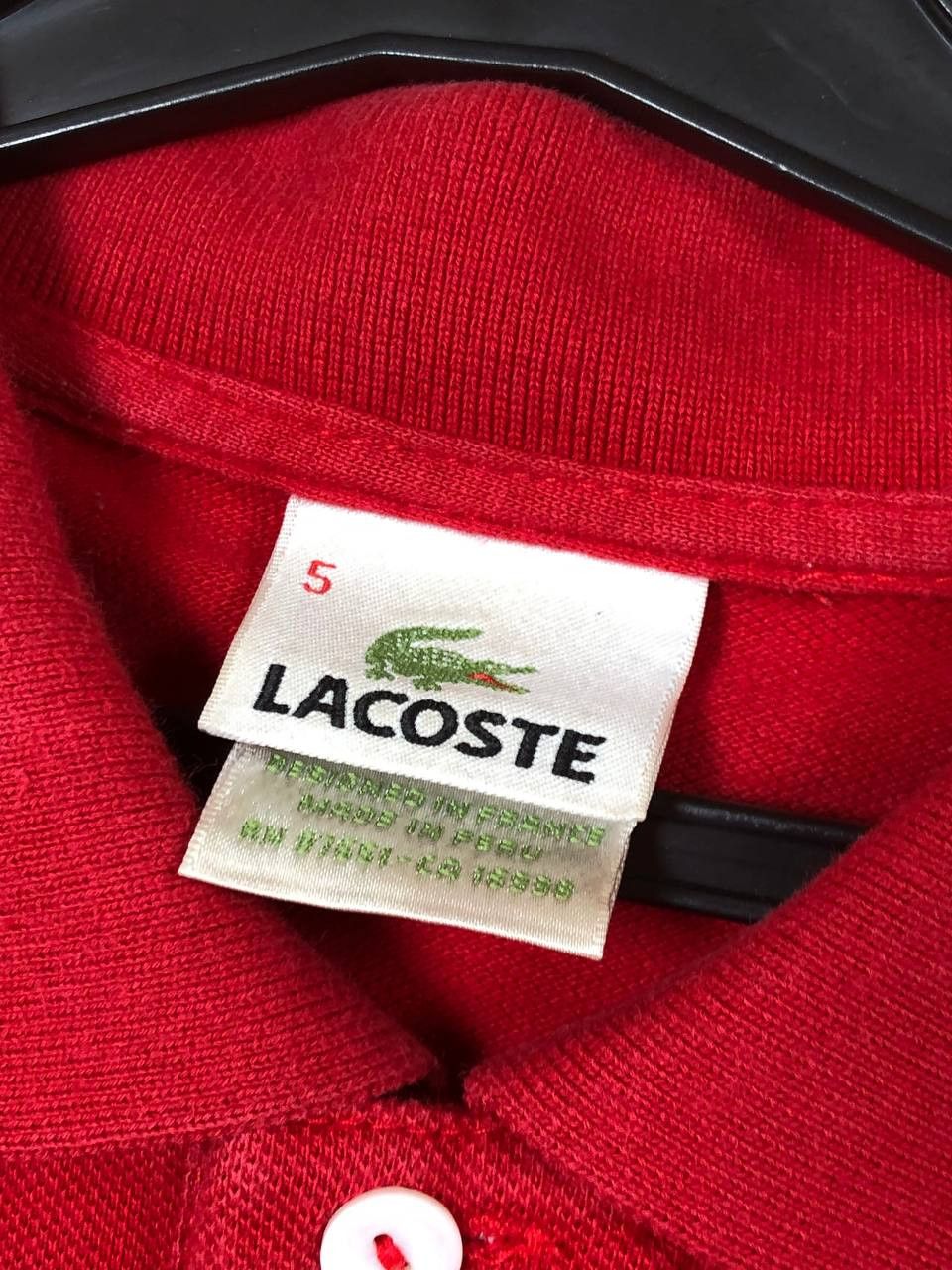 Lacoste Vintage Red T-Shirt Logo Lasocte Polo Streetwear Size US M / EU 48-50 / 2 - 4 Thumbnail