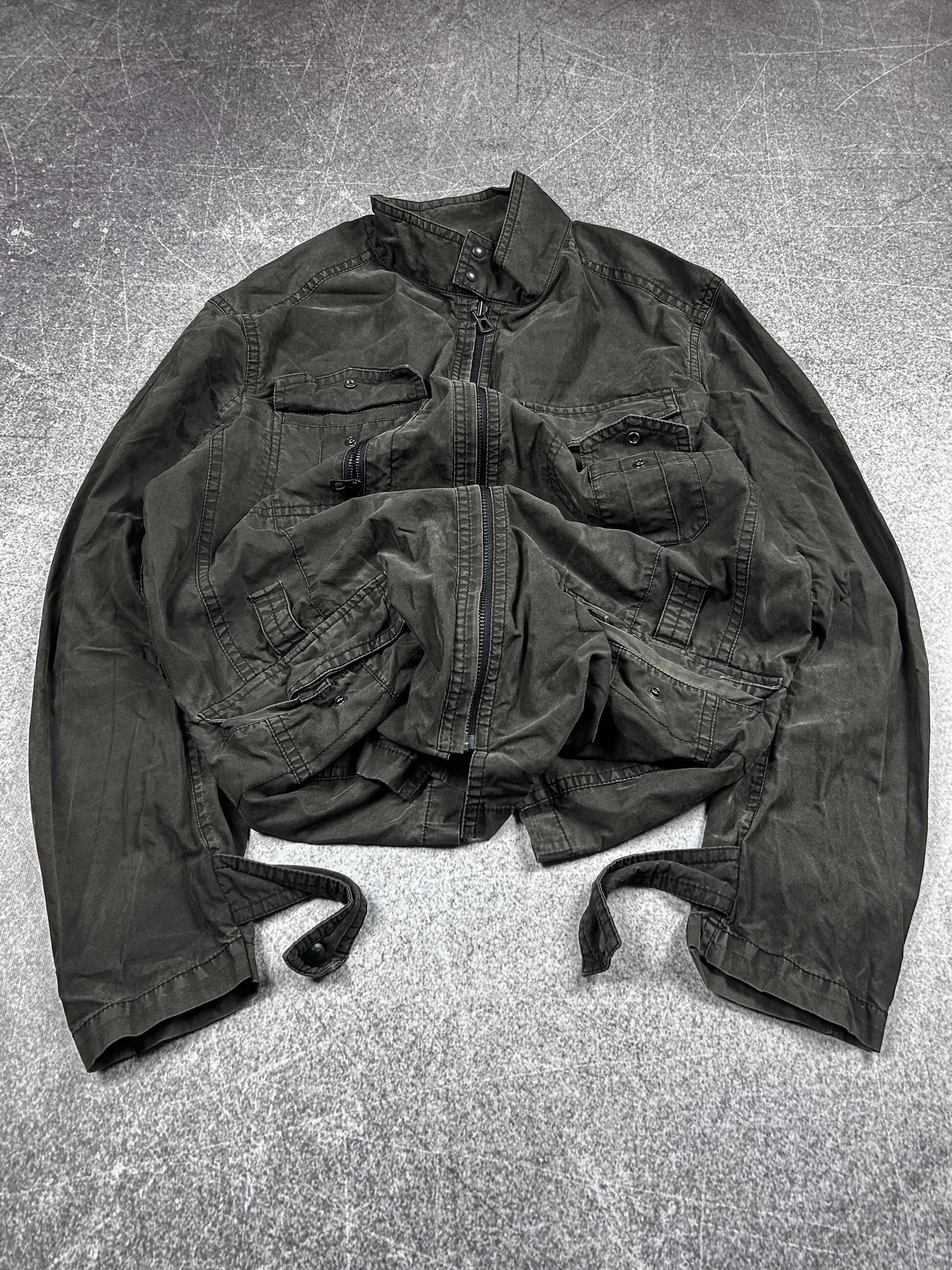 Hugo Boss VTG Avant Garde If Six Was Nine Style Cargo Jacket 90s Size US XL / EU 56 / 4 - 5 Thumbnail