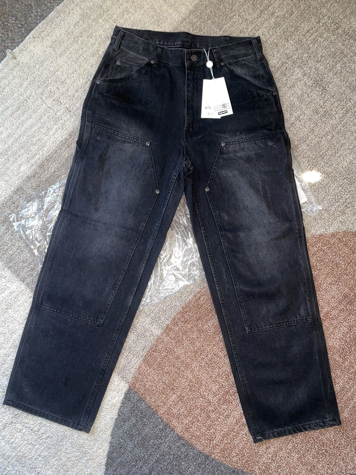 Supreme MM6 Maison Margiela Foil Double Knee Painter Pant