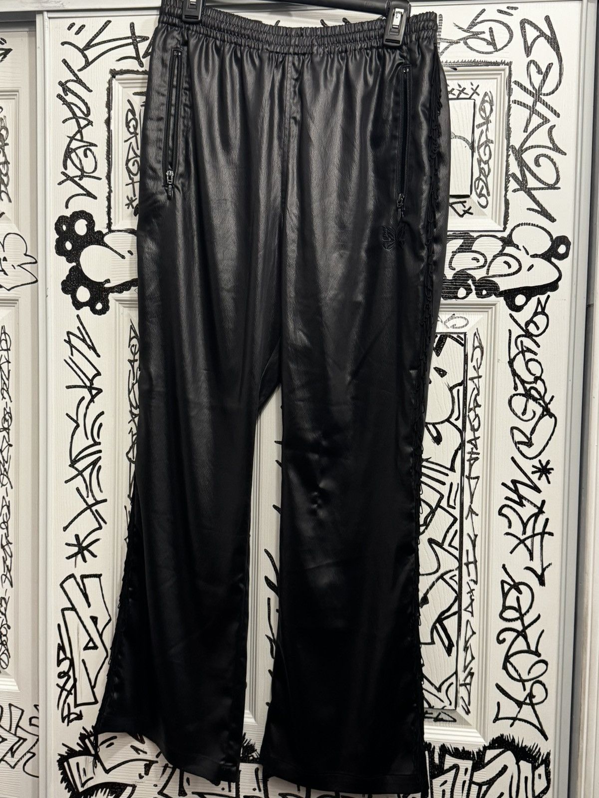 Japanese Brand × Needles × Nepenthes Needles Fringe Trackpants Size US 34 / EU 50 - 3 Thumbnail