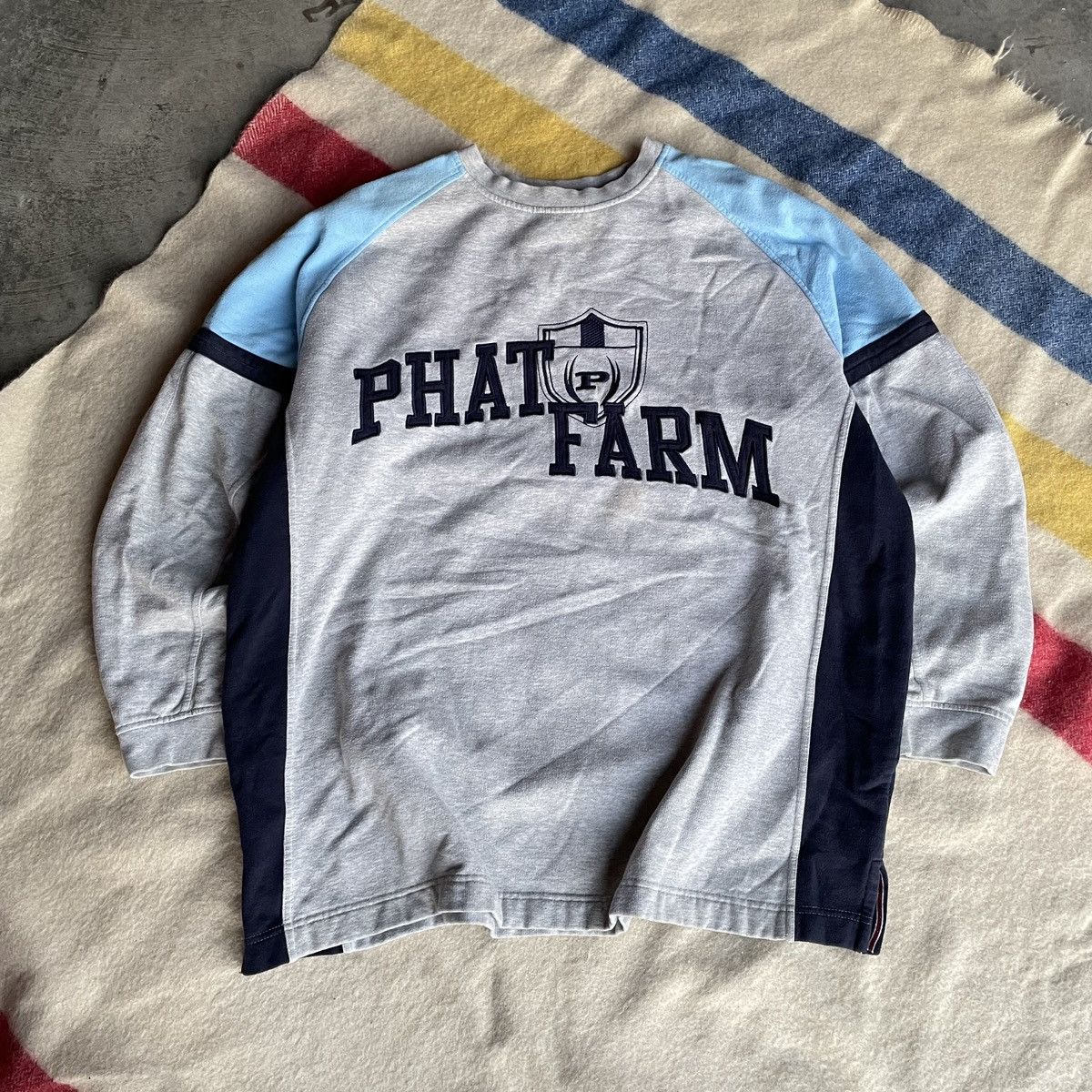 Japanese Brand × Phat Farm × Vintage Vintage 90s Y2K Phat Farm JNCO Southpole Style Crewneck Size US XL / EU 56 / 4 - 1 Thumbnail