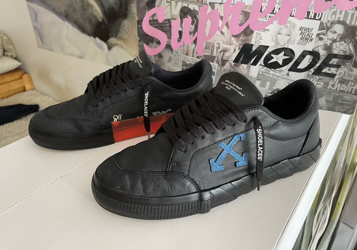 OFF-WHITE Vulc Low Canvas White Black Blue (FW22)