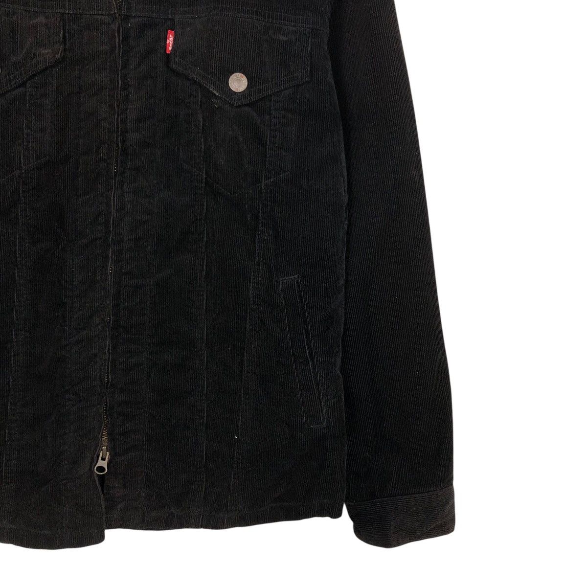 Levi's 📌Vintage Biker Chore Jacket Levi's Corduroy Mink Fur Collar Size US L / EU 52-54 / 3 - 6 Thumbnail