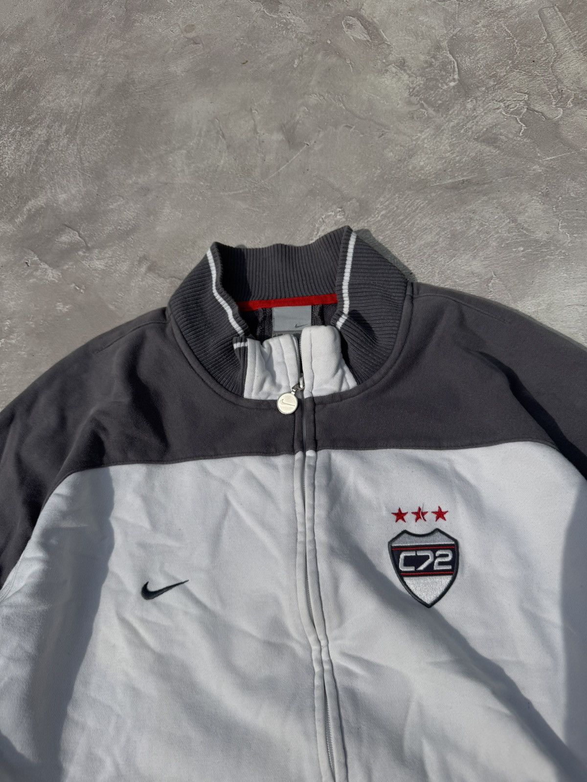 Nike Vintake Nike C72 Distressed Baggy Track Jacket Size US XL / EU 56 / 4 - 8 Thumbnail