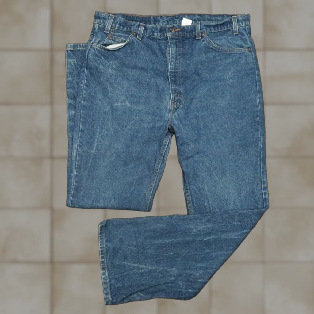 VINTAGE Levi's Jeans Mens 40x32 Blue 517 Stonewash Bootcut USA 90s Y2K