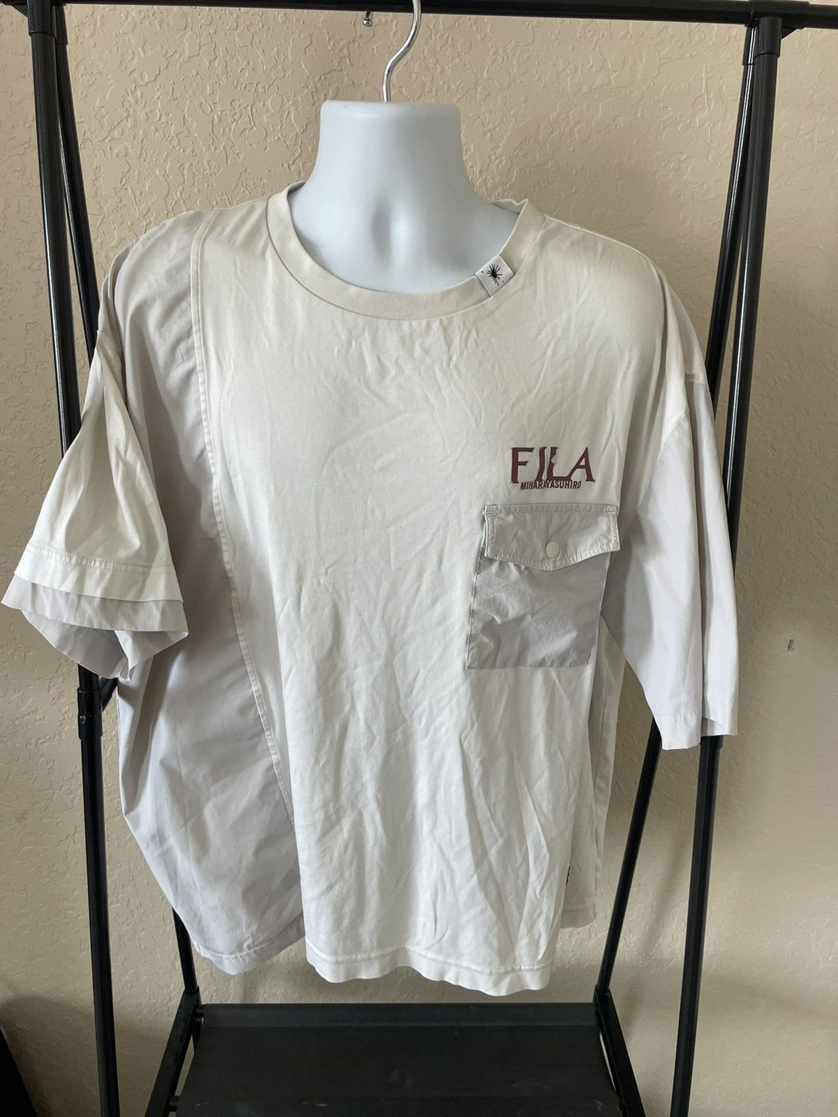 Fila × Maison MIHARA YASUHIRO Fila x Maison Mihara Yashuro 1 Pocket loose Fit SS tee Size US XL / EU 56 / 4 - 2 Thumbnail