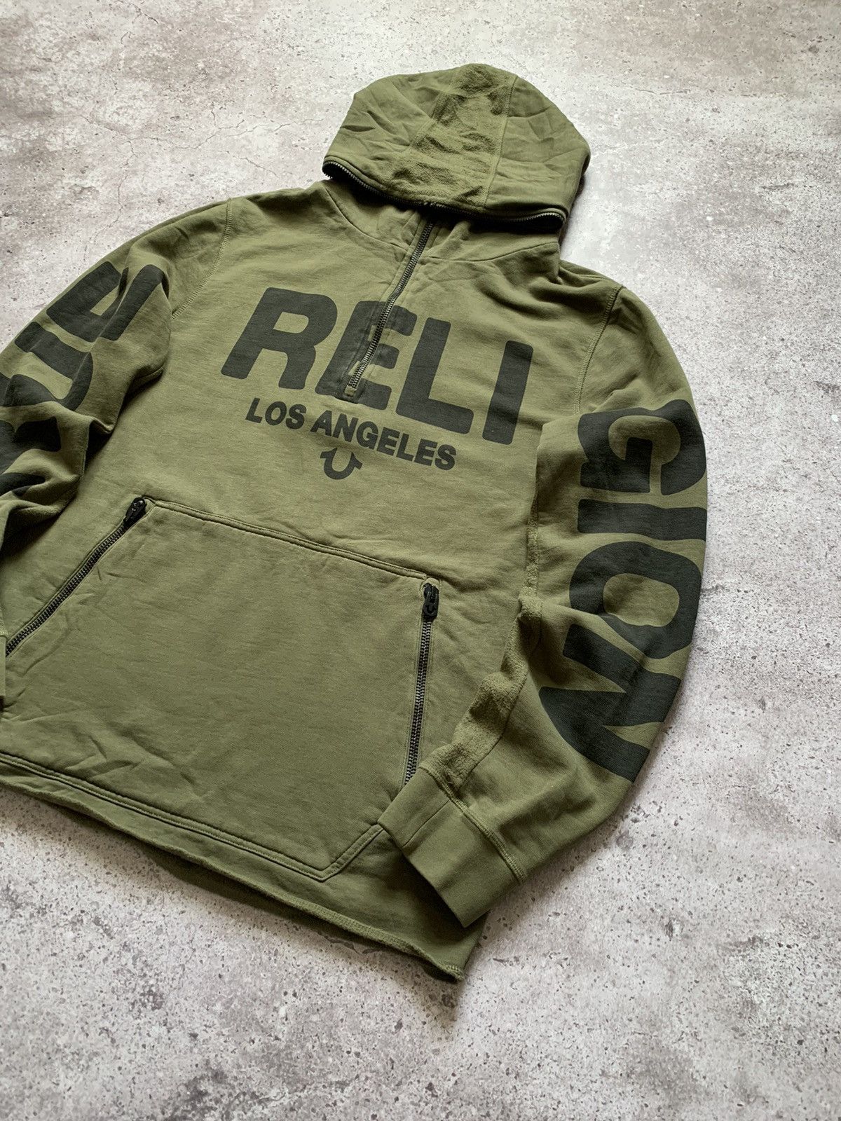 True Religion Vintage True Religion Zip Hoodie Big Logo Size US XL / EU 56 / 4 - 2 Thumbnail