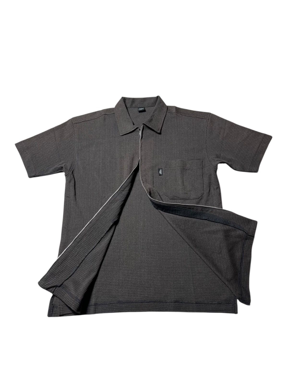 Yohji Yamamoto Vintage Yohjiyamamoto Sacsny Ysaccs Zipper Pocket Shirt Size US M / EU 48-50 / 2 - 2 Thumbnail