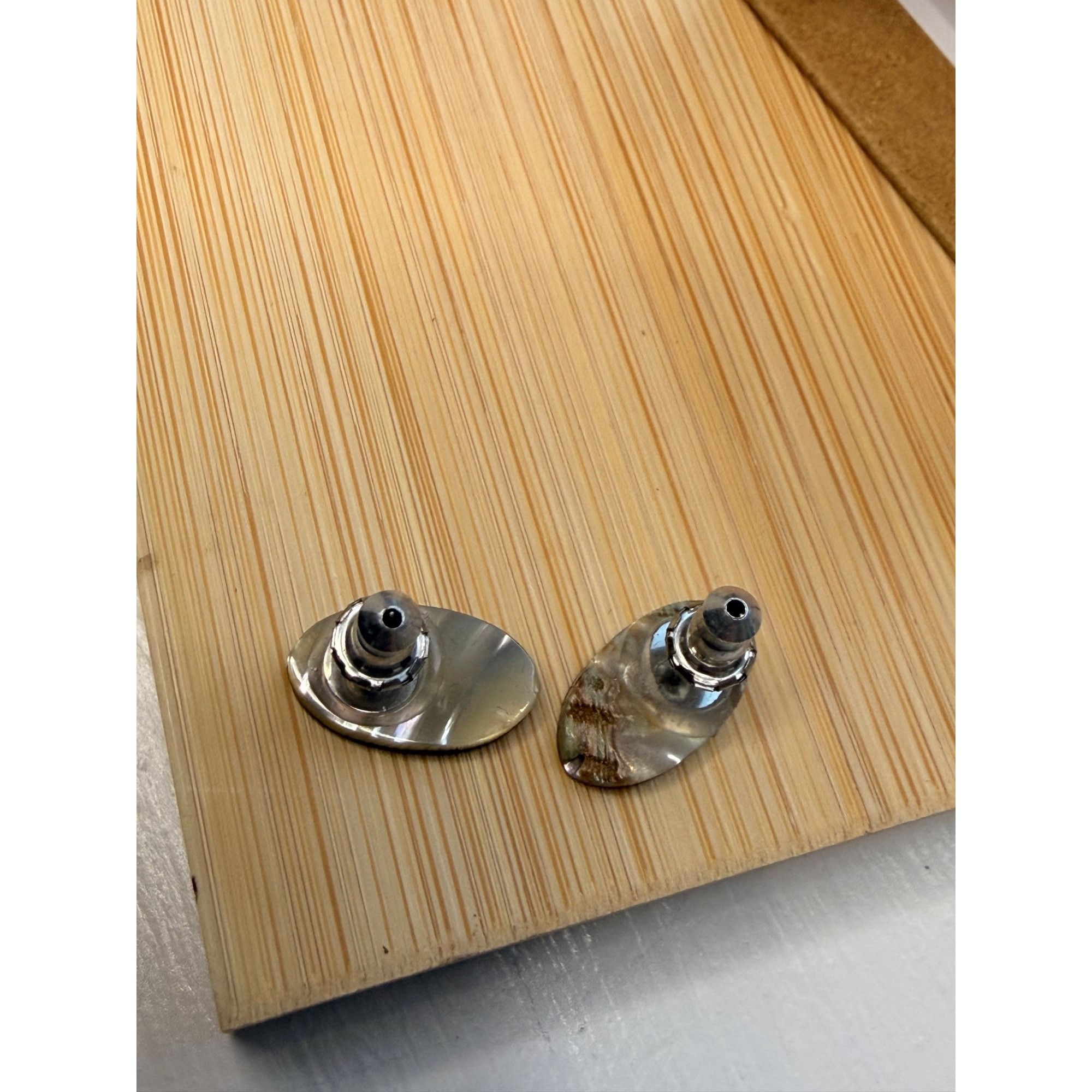 Other Oval green Abalone Shell Cufflinks Inlayed With Stainless S Size ONE SIZE - 5 Thumbnail