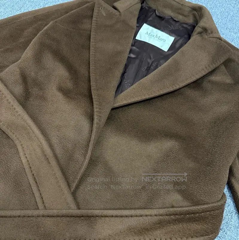 Max Mara MaxMara Brown Polyester Women's Coat . Size XL / US 12-14 / IT 48-50 - 3 Thumbnail