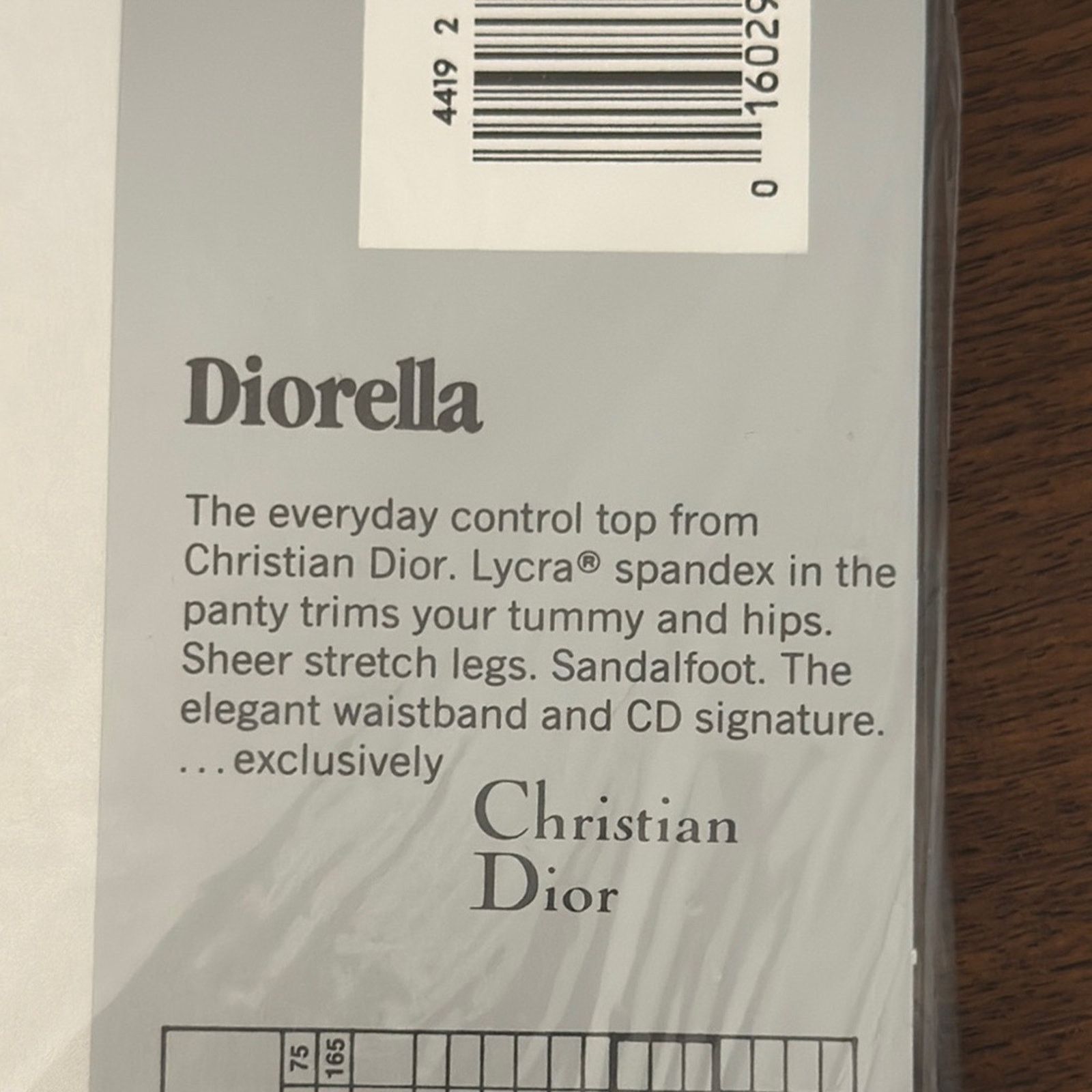 Dior Vintage 1980s Christian Dior Nylon Pantyhose Size 2 New Size ONE SIZE - 7 Thumbnail