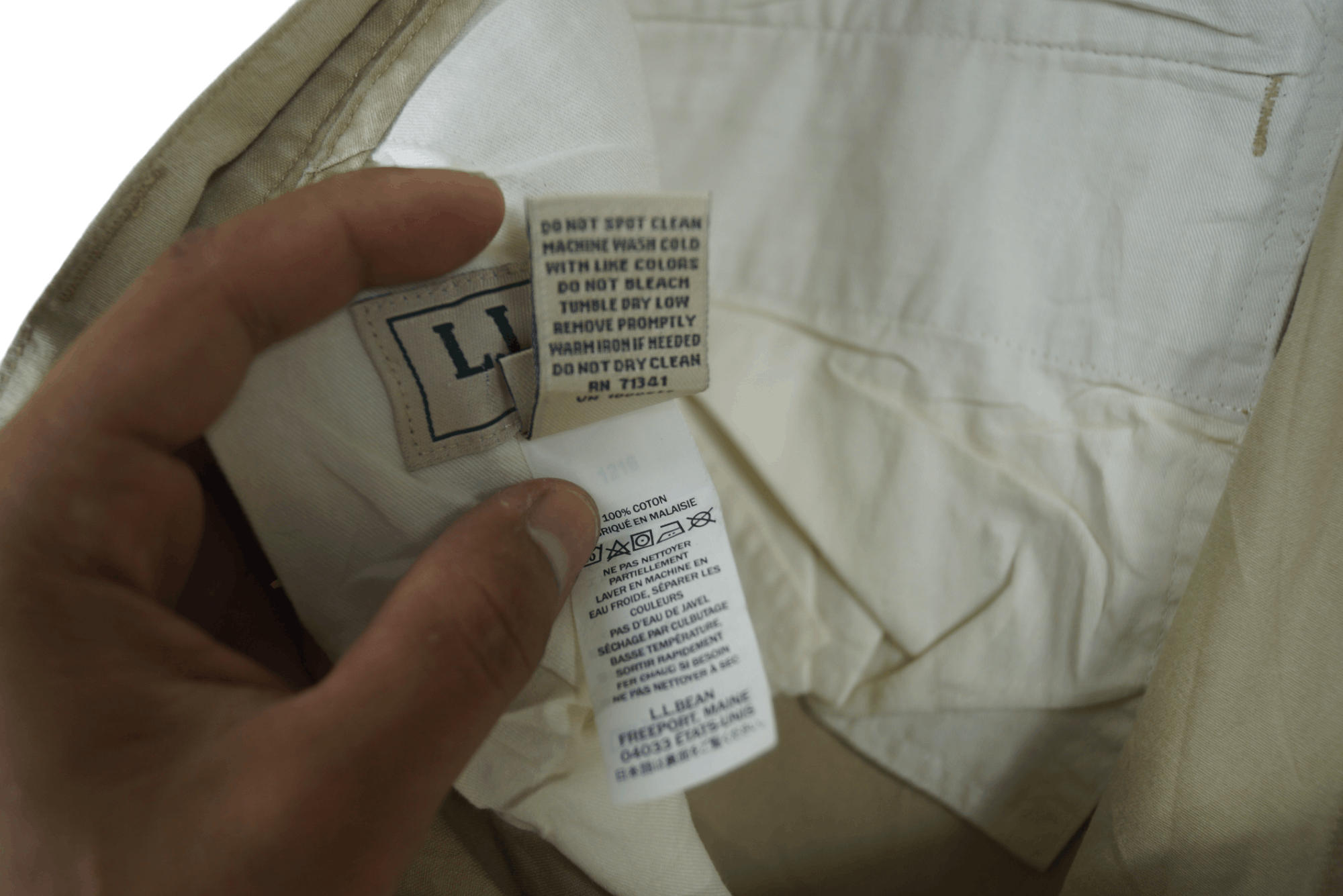 L.L. Bean × Vintage Rare L.L.Bean Cargo Nice Design Size US 35 - 5 Thumbnail