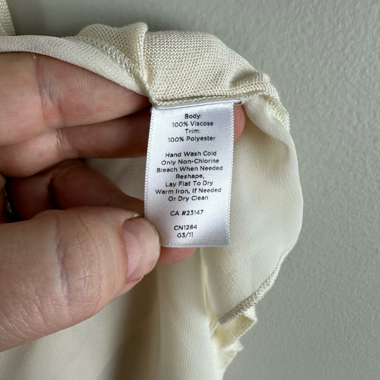 Other Talbots Ivory Chiffon Layered Open Cardigan Sweater S M Size M / US 6-8 / IT 42-44 - 8 Thumbnail
