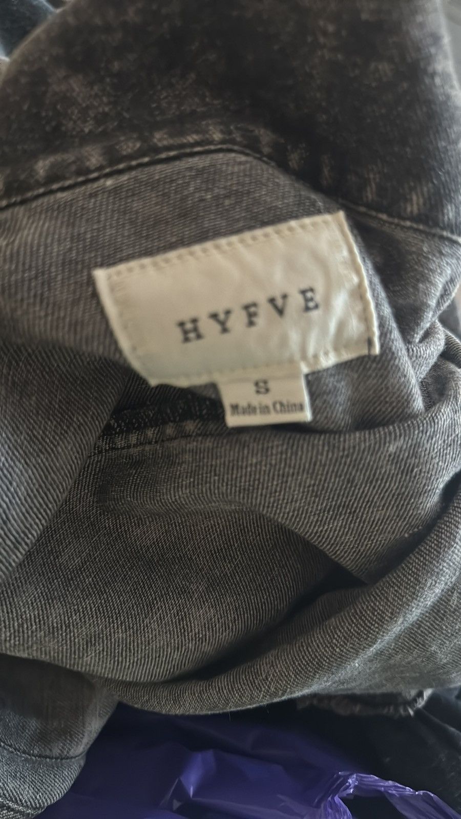 Other Hyfve Black Distress Grunge Acid Washed Denim Jacket Jacket Size S / US 4 / IT 40 - 7 Thumbnail