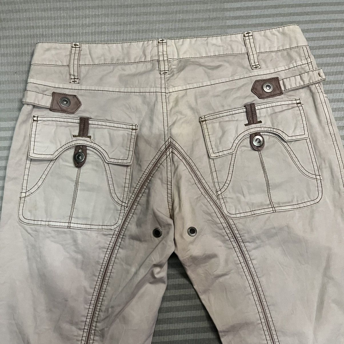 Santacroce Vintage Santacroce Snap Button Pants Made in Italy 35x40 Size US 35 - 5 Thumbnail