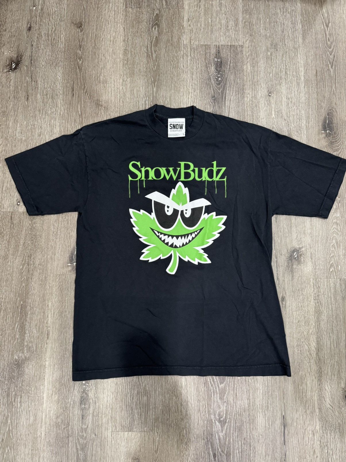 Snow Strippers x Madbudz “SnowBudz” Tour T-Shirt Size L