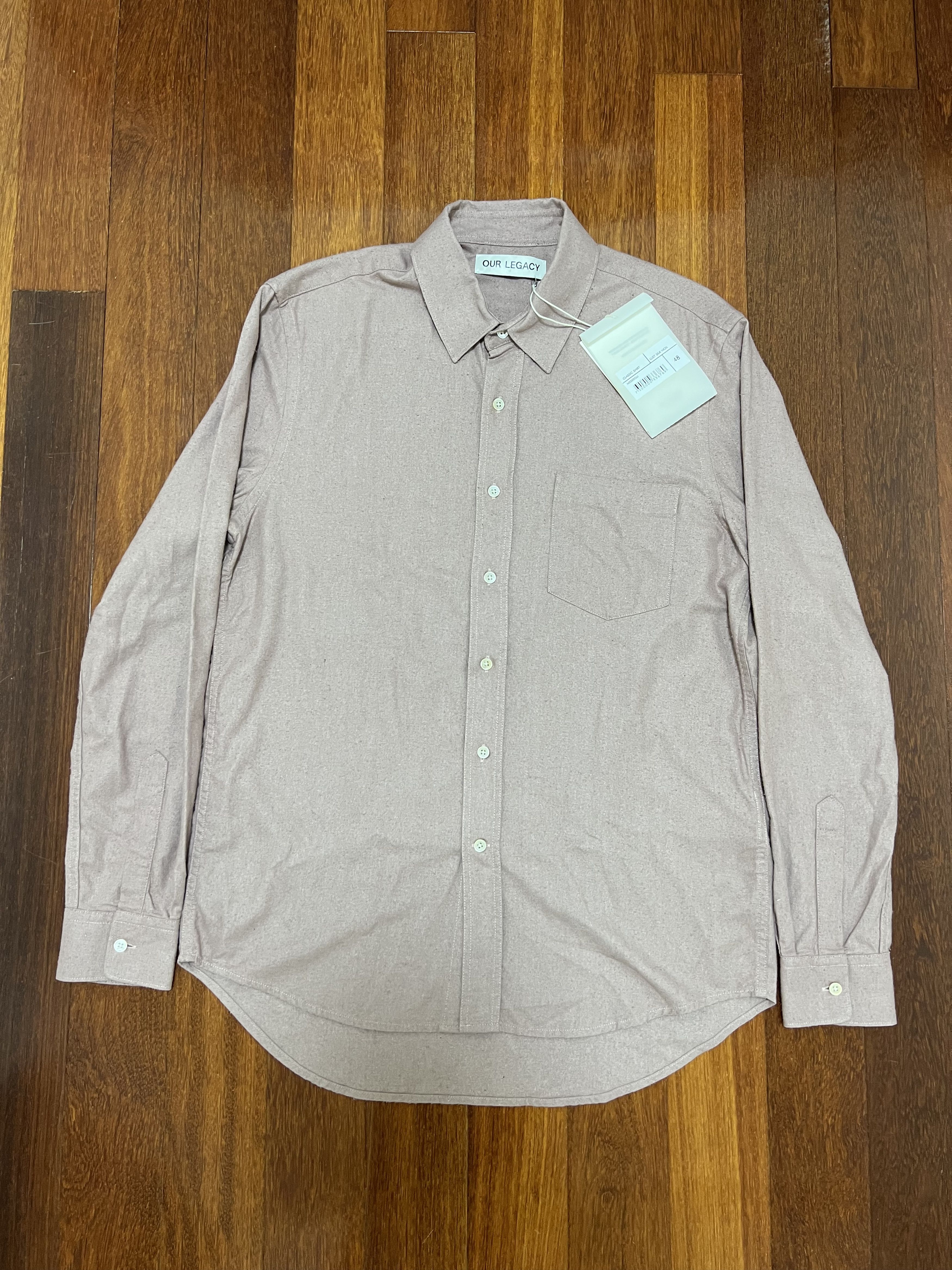 Our Legacy 💚 2023 Our Legacy Silk Classic Shirt Lust Pink Medium NEW Size US M / EU 48-50 / 2 - 4 Thumbnail