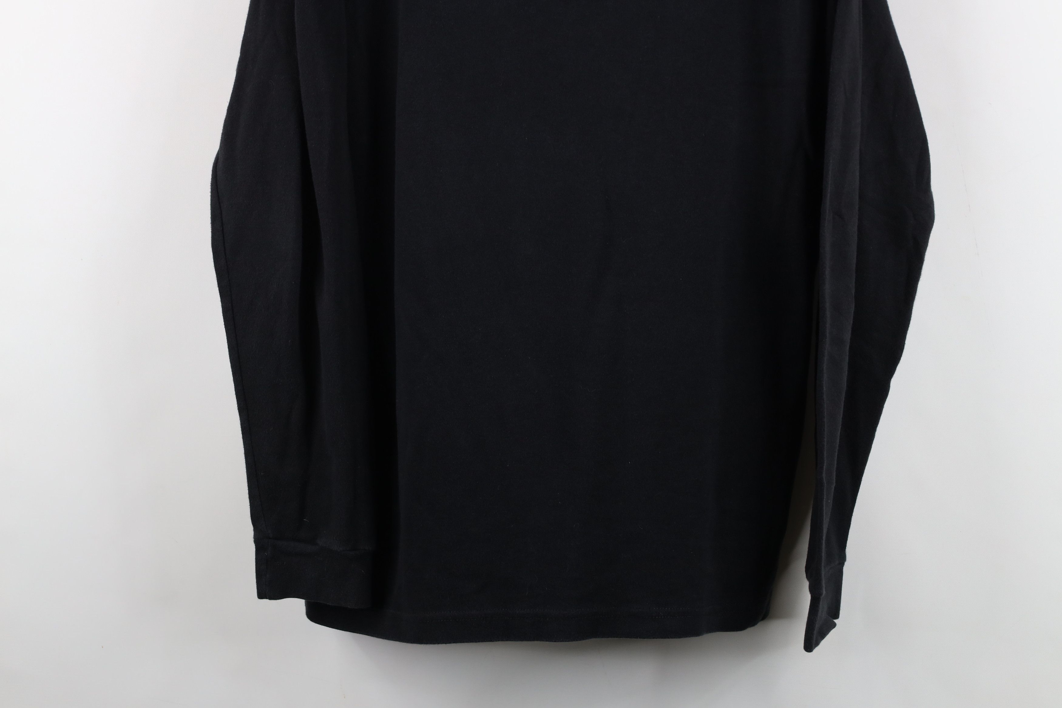 Vintage Vintage 90s Streetwear Cotton Mock Neck Long Sleeve T-Shirt Size XL / US 12-14 / IT 48-50 - 3 Thumbnail