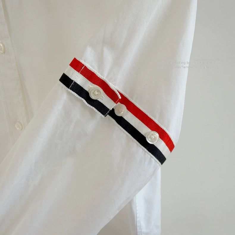 Thom Browne Thom Browne White Shirt Size 40 3 Size M / US 6-8 / IT 42-44 - 6 Thumbnail
