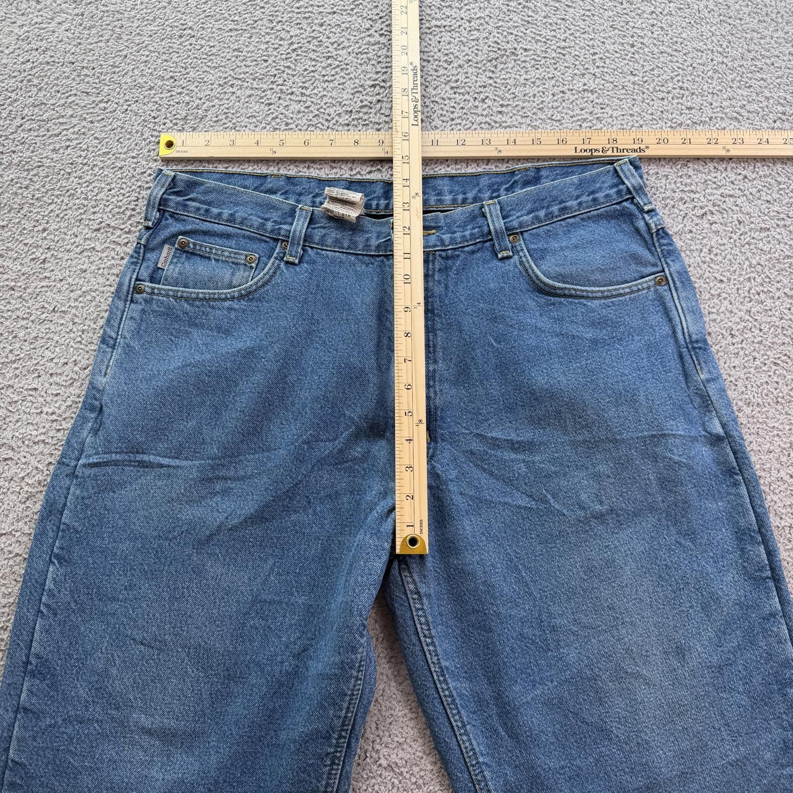 Carhartt Carhartt B15 DST Relaxed Fit Flannel Lined Denim Jeans 38x30 Size US 38 / EU 54 - 3 Thumbnail