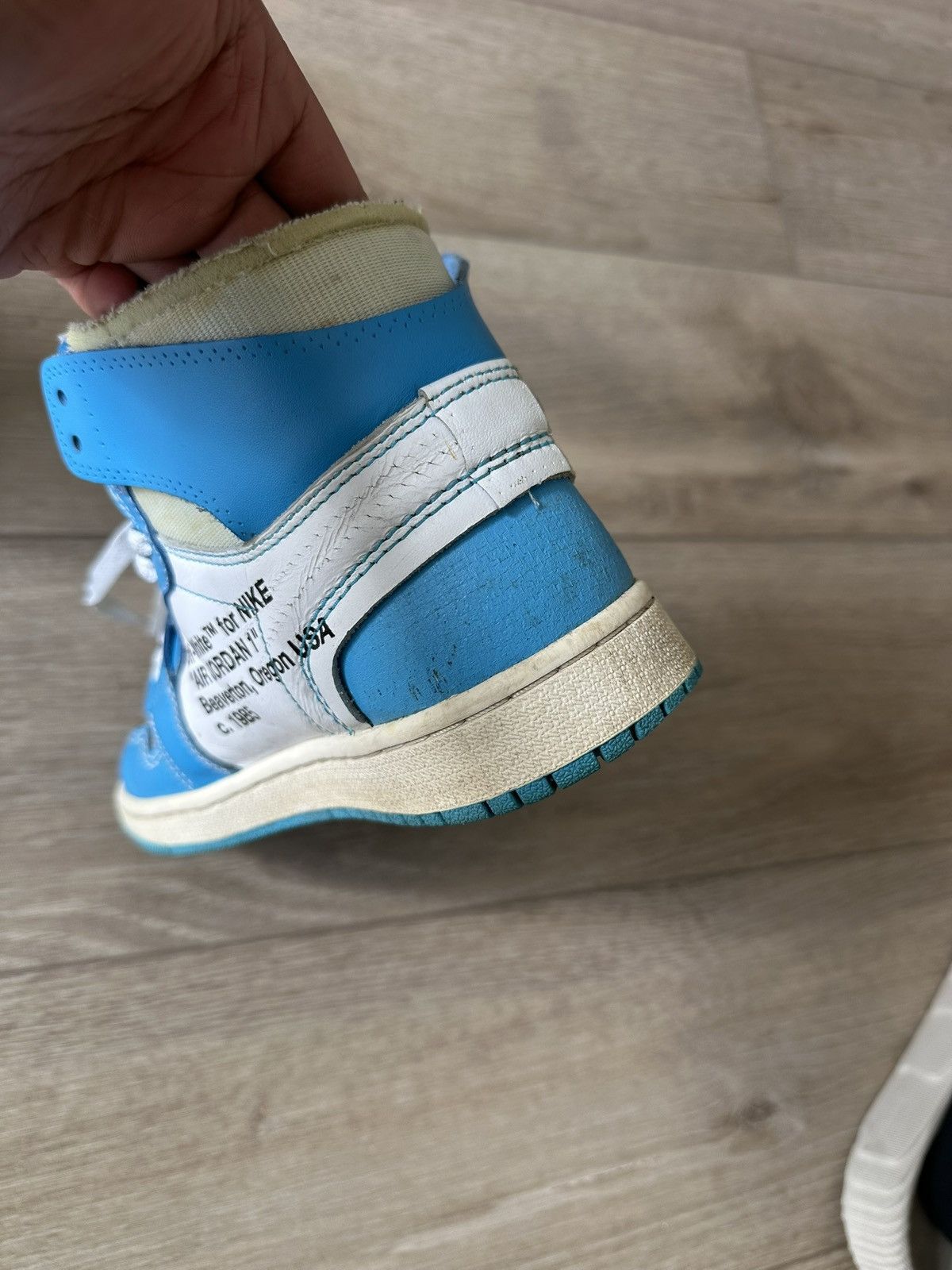 Jordan Brand × Off-White Jordan 1 Retro OG x Off-White High UNC Sz 6 Size US 6 / EU 39 - 20 Thumbnail