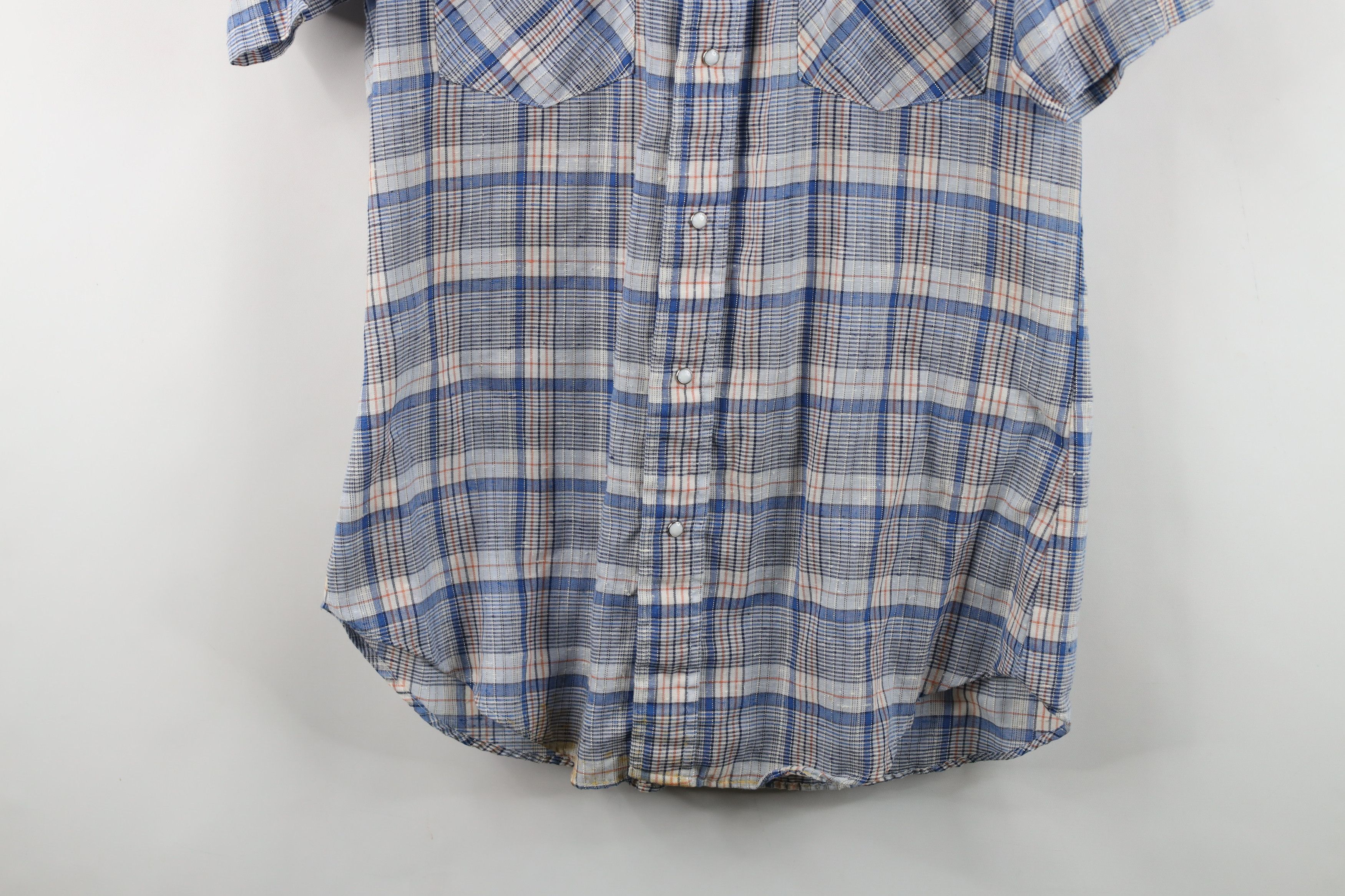 Levi's Vintage 80s Levis Western Short Sleeve Snap Button Shirt USA Size US M / EU 48-50 / 2 - 3 Thumbnail