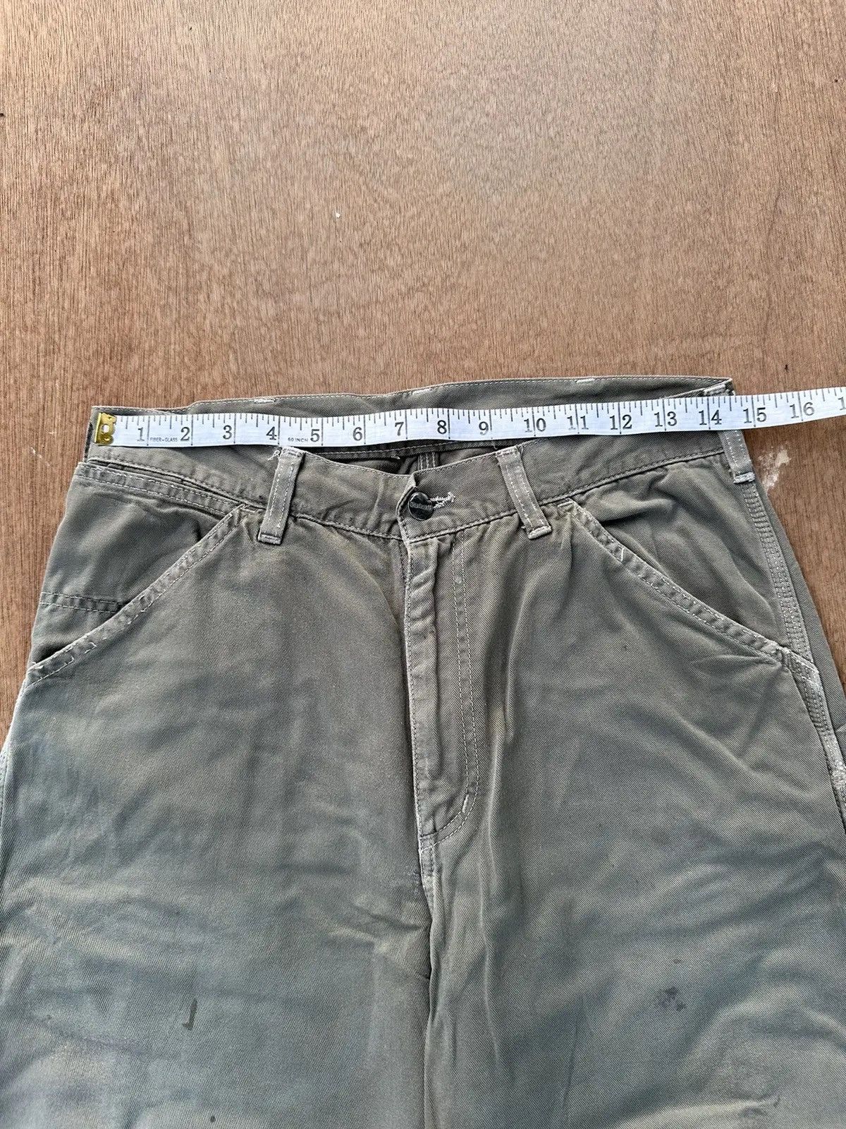 Carhartt RUSTY VINTAGE CARHARTT WORK WEAR FADED BAGGY CARPENTER PANTS Size US 29 - 8 Thumbnail