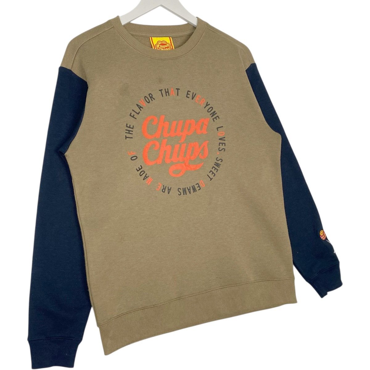 Vintage Vintage Chupa Chups Raglan Sweatshirt Crewneck Brown Size M / US 6-8 / IT 42-44 - 3 Thumbnail