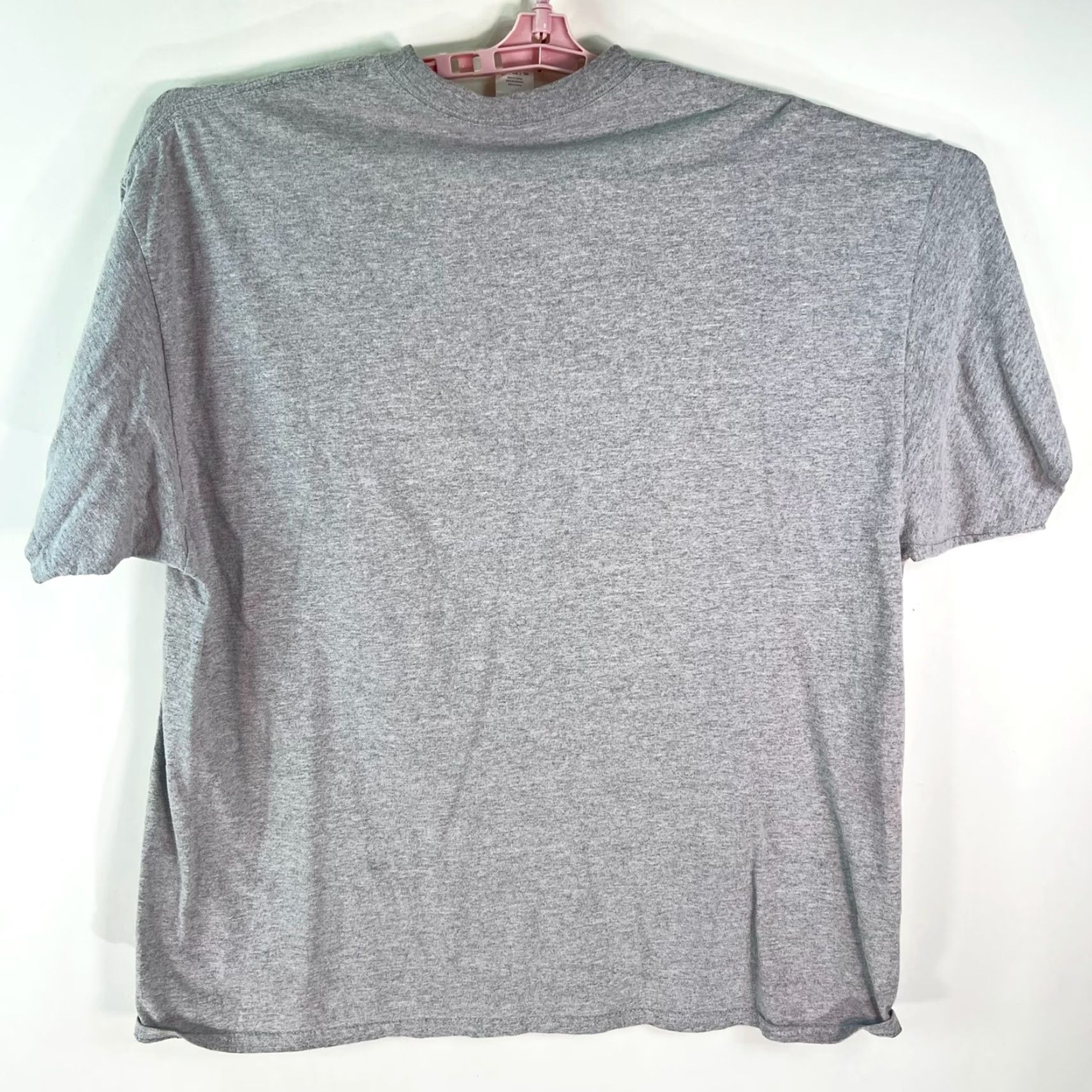 Gildan Gildan Mens Baseball T-Shirt XXL Graphic Classic 100% Cotton Beige Gray Short Sleeve Crew Neck Shirt Mens Size US XXL / EU 58 / 5 - 4 Thumbnail