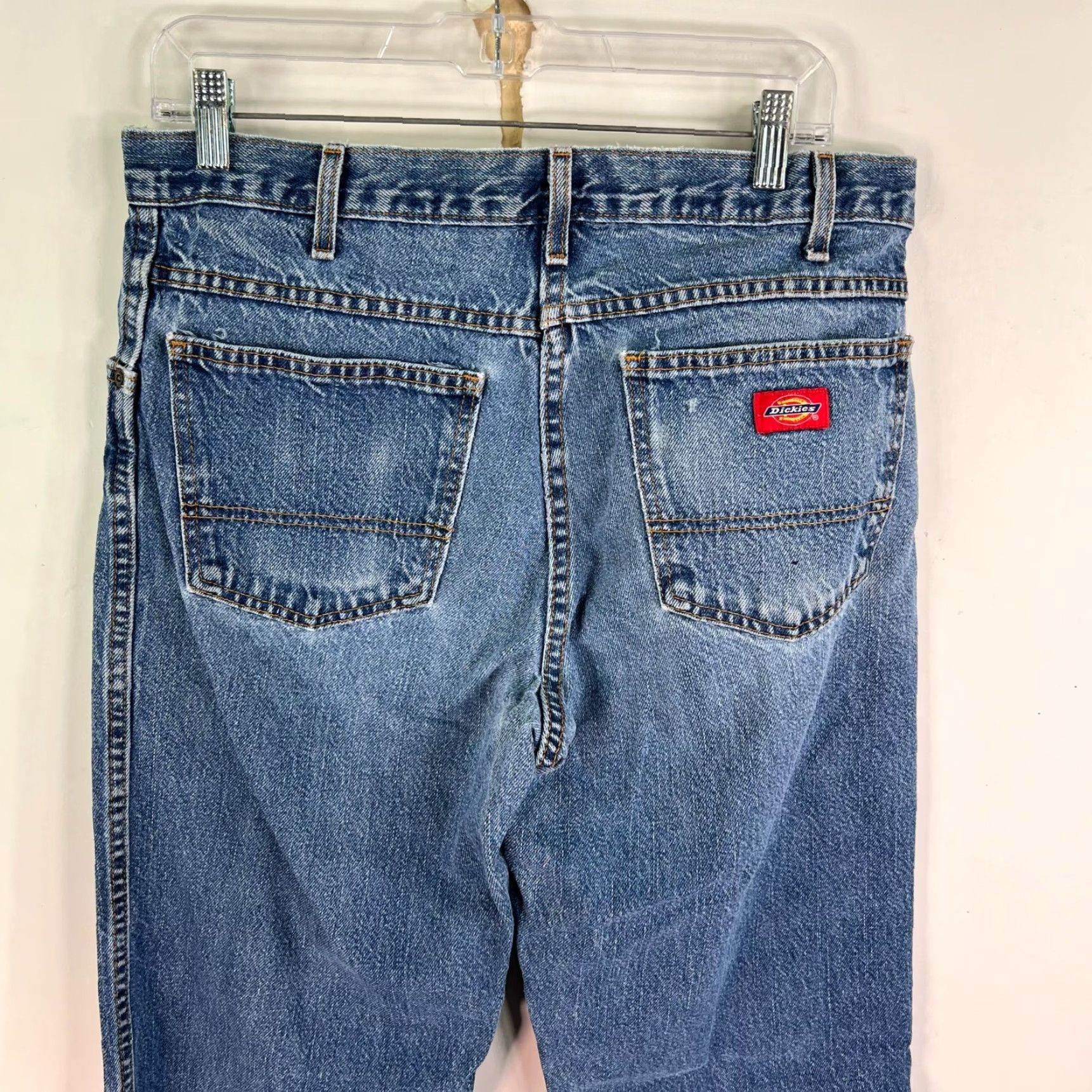 Dickies Vintage Dickies Men’s Jeans Size 32 Straight Leg Distressed Blue 90s USA Cowboy Size US 32 / EU 48 - 5 Thumbnail