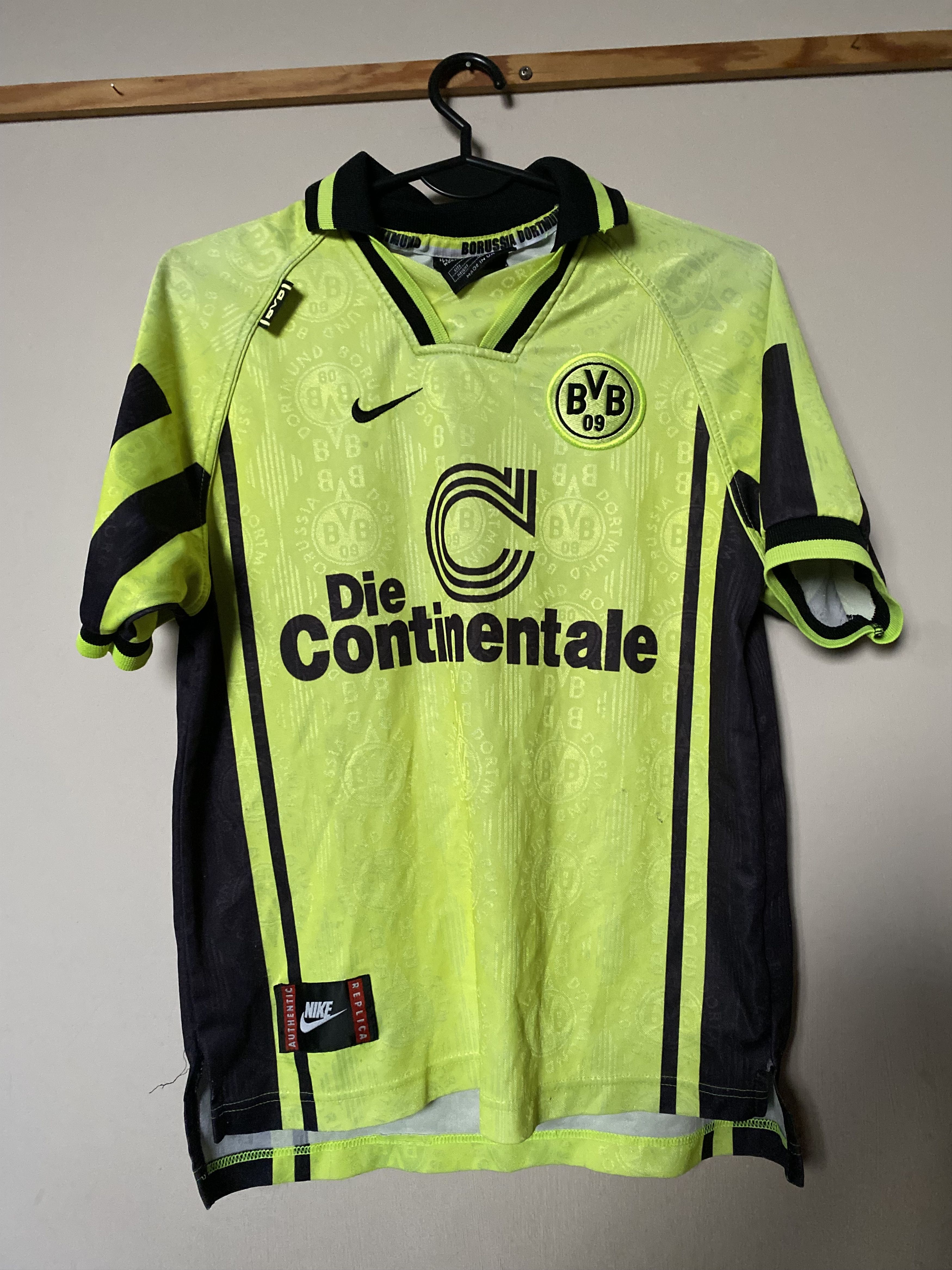 Nike Vintage BORUSSIA DORTMUND - 1996 - 1997 - Nike - S - UNIQUE Size US S / EU 44-46 / 1 - 1 Thumbnail