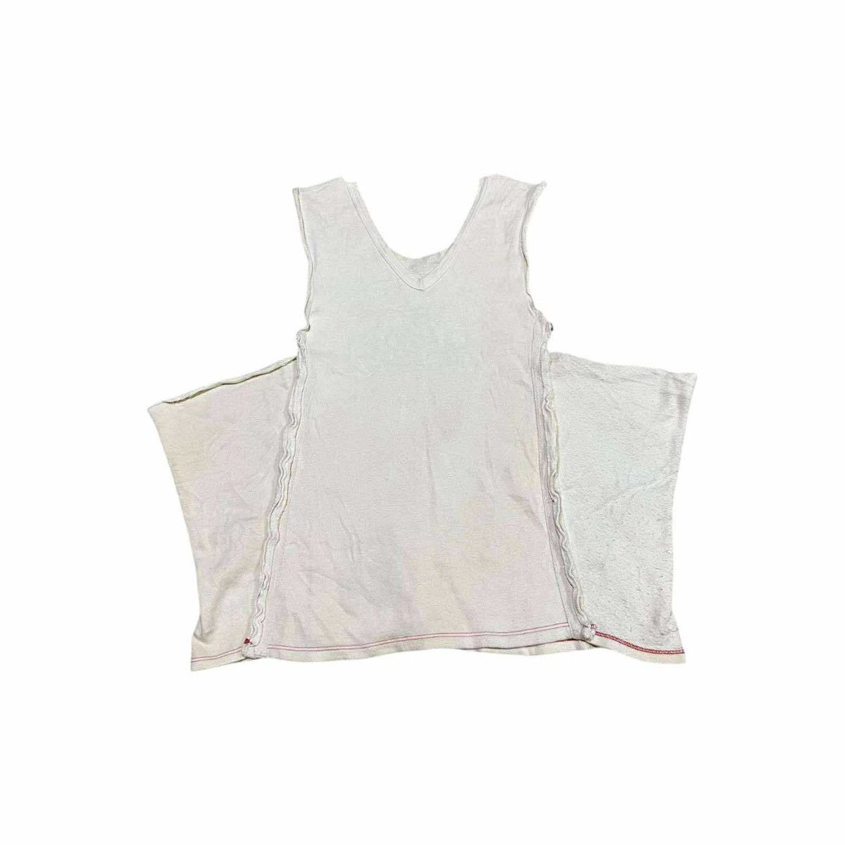 Seditionaries 🔥80s Vintage Boy London Raw Edge Wide Tank Top Size US XL / EU 56 / 4 - 9 Thumbnail