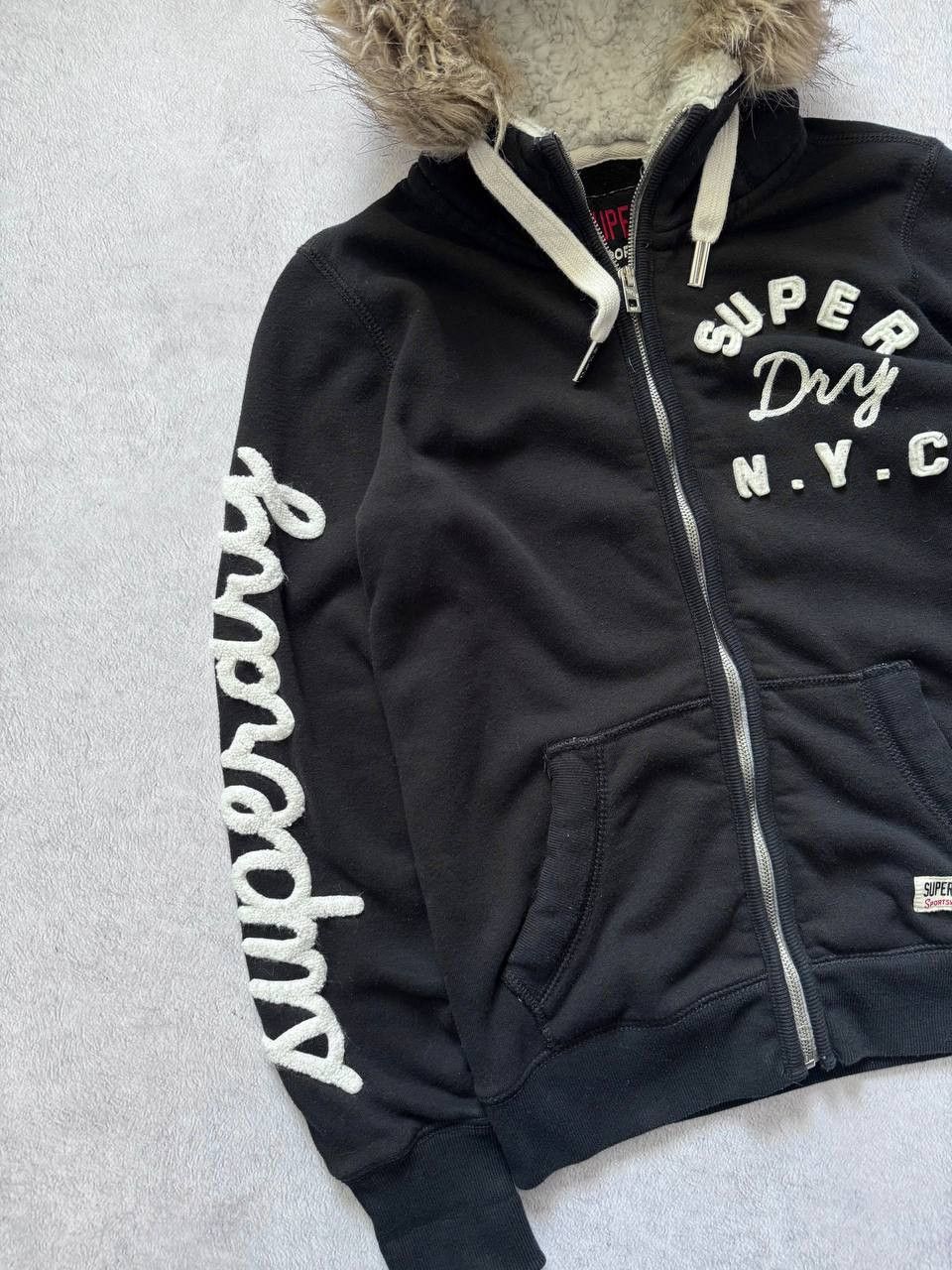 Superdry Cute Superdry If Six Was Nine LGB Vibe Fur Hoodie Sherpa Size L / US 10 / IT 46 - 3 Thumbnail