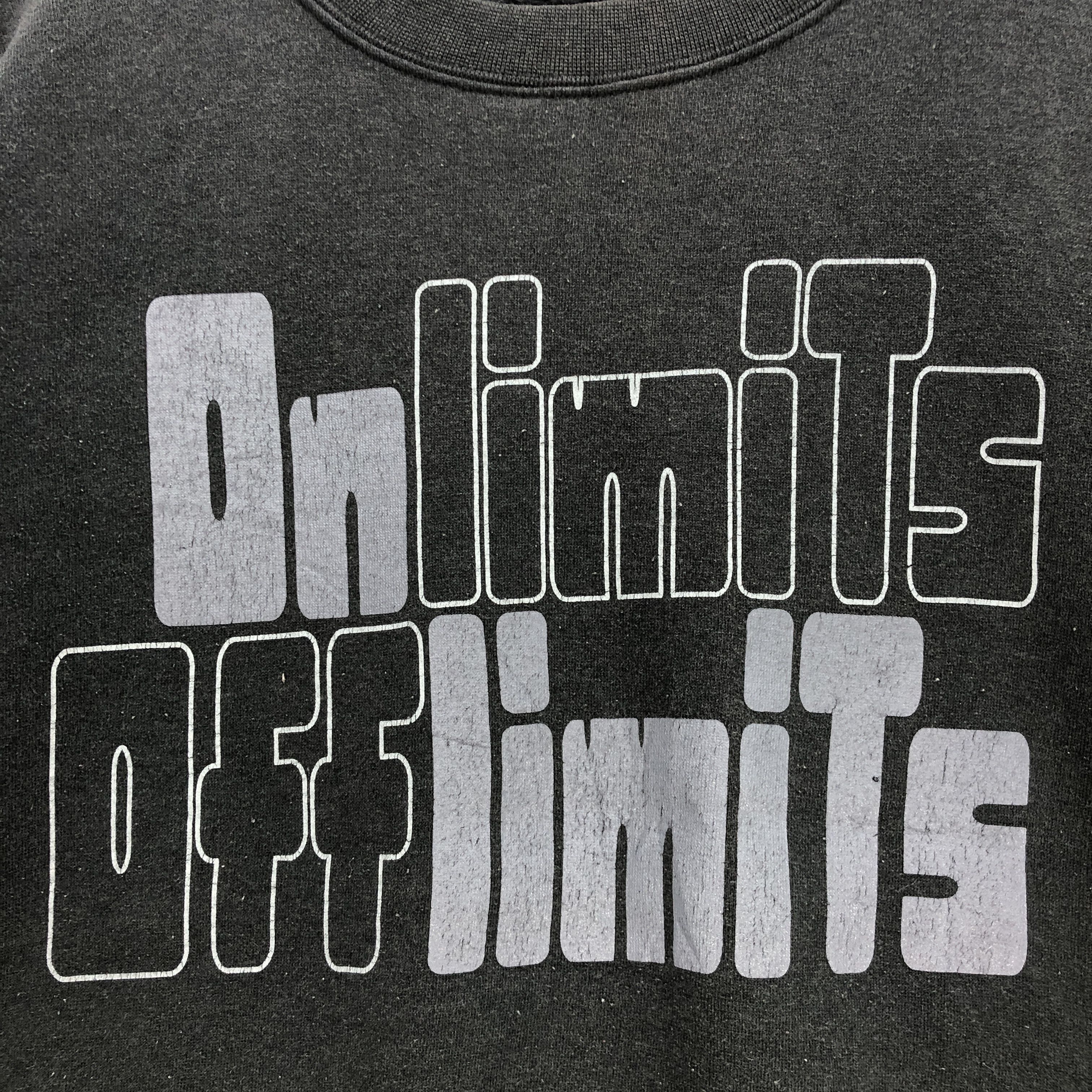 Japanese Brand 90s On Limit Off Limit Sweatshirt Crewneck Japanese Sweater Size US L / EU 52-54 / 3 - 4 Thumbnail