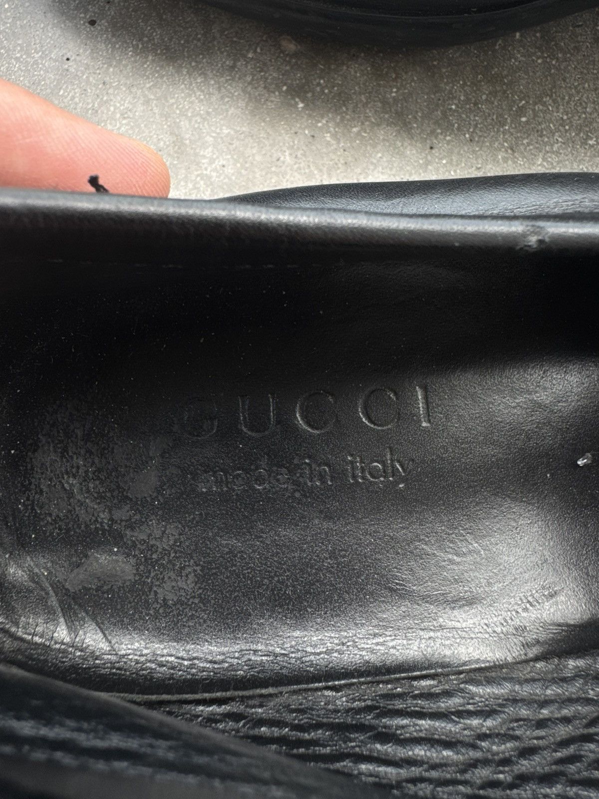 Gucci Vintage Gucci Leather Loafers archive avantgarde style Size US 8 / EU 41 - 8 Thumbnail