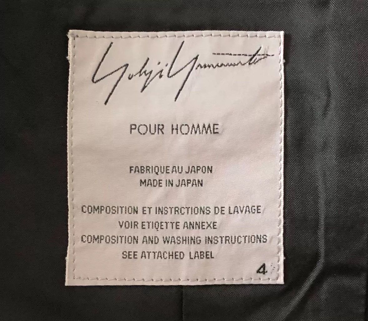 Yohji Yamamoto Yohji Yamamoto 11ss silk collar fringed double suit Size US XL / EU 56 / 4 - 4 Thumbnail