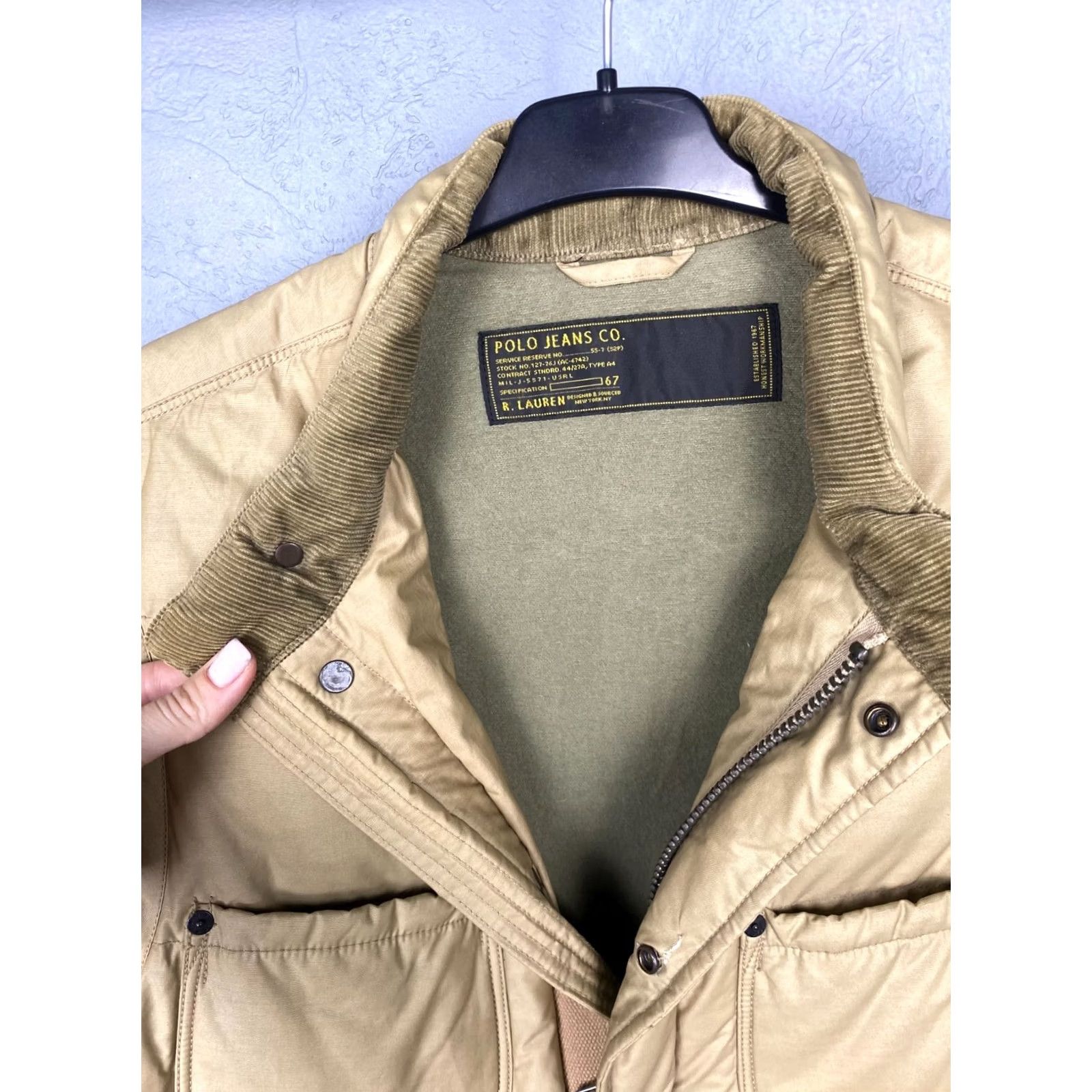 Polo Ralph Lauren VINTAGE Polo Ralph Lauren Jeans Co. Mens Nylon Vest L Beige Size US L / EU 52-54 / 3 - 6 Thumbnail