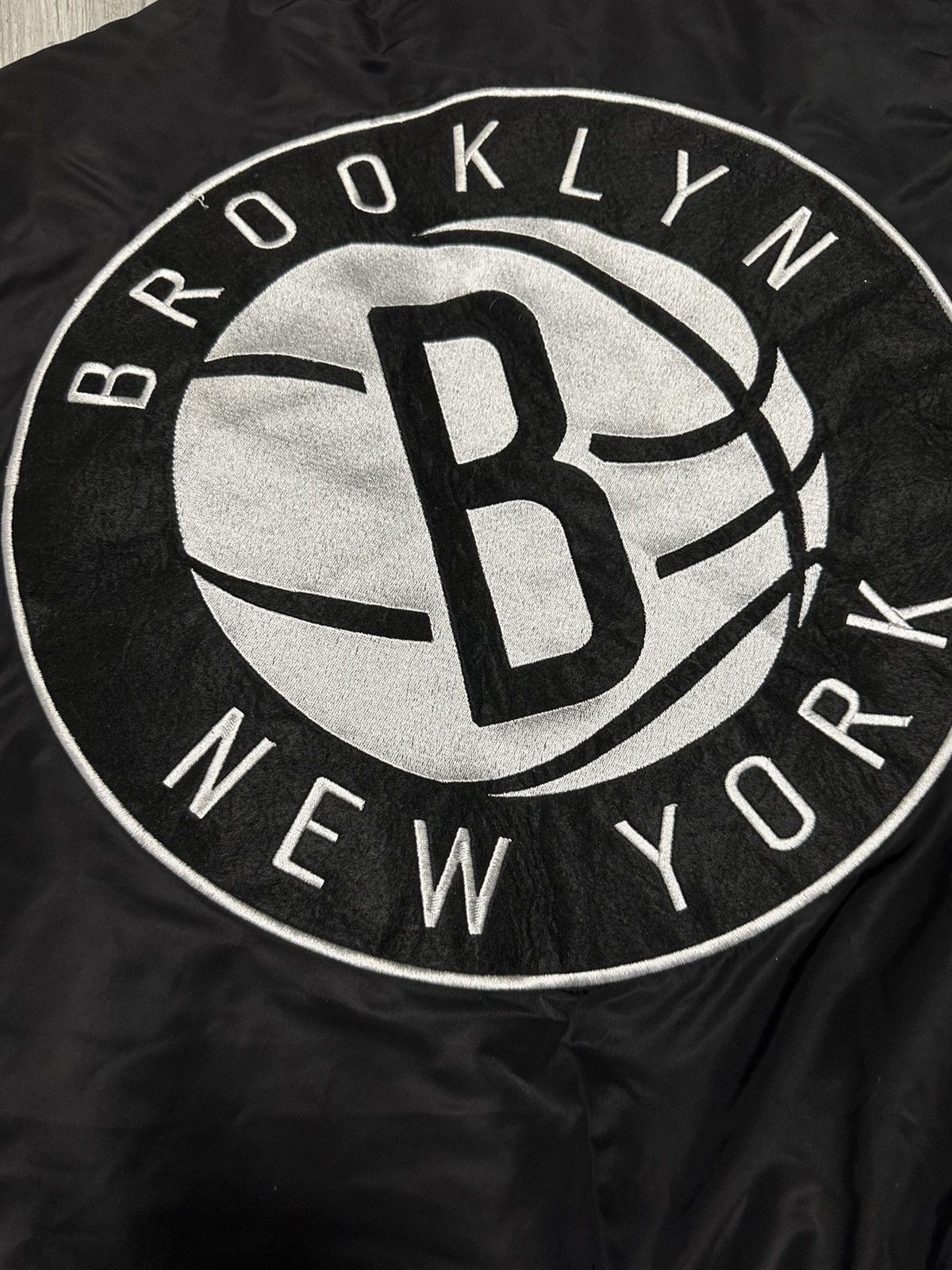 NBA Vintage Brooklyn NBA Durant Nets Varsity Bomber Jacket Size US M / EU 48-50 / 2 - 7 Thumbnail