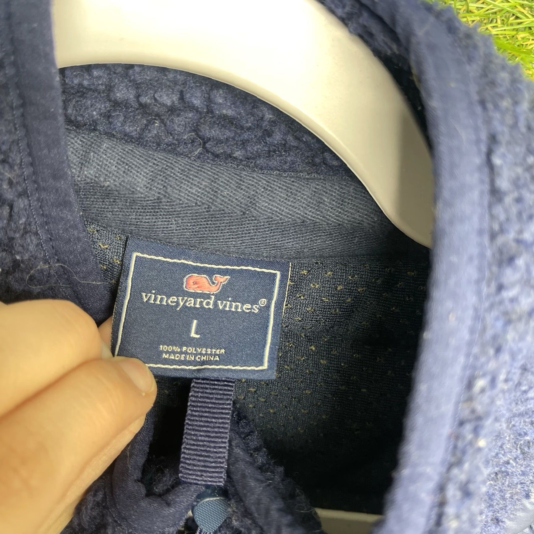 Vineyard Vines Vineyard Vines Deep Bay Sherpa Jacket Mens Large Blue Zip Up Puffer Outdoor Size L / US 10 / IT 46 - 3 Thumbnail