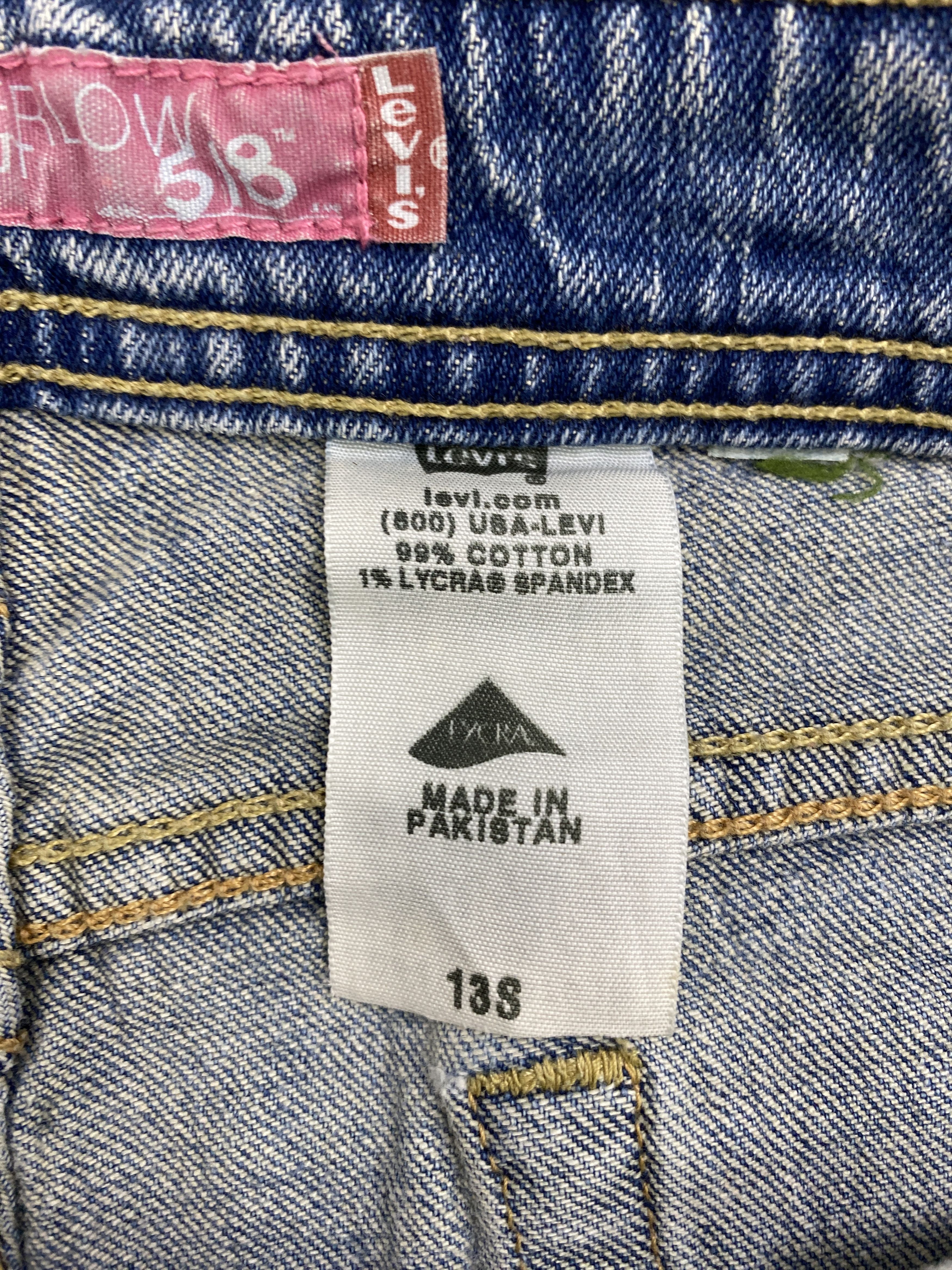 Levi's × Vintage Vintage Levi's 518 Superlow Bootcut Jeans Size US 35 - 7 Thumbnail