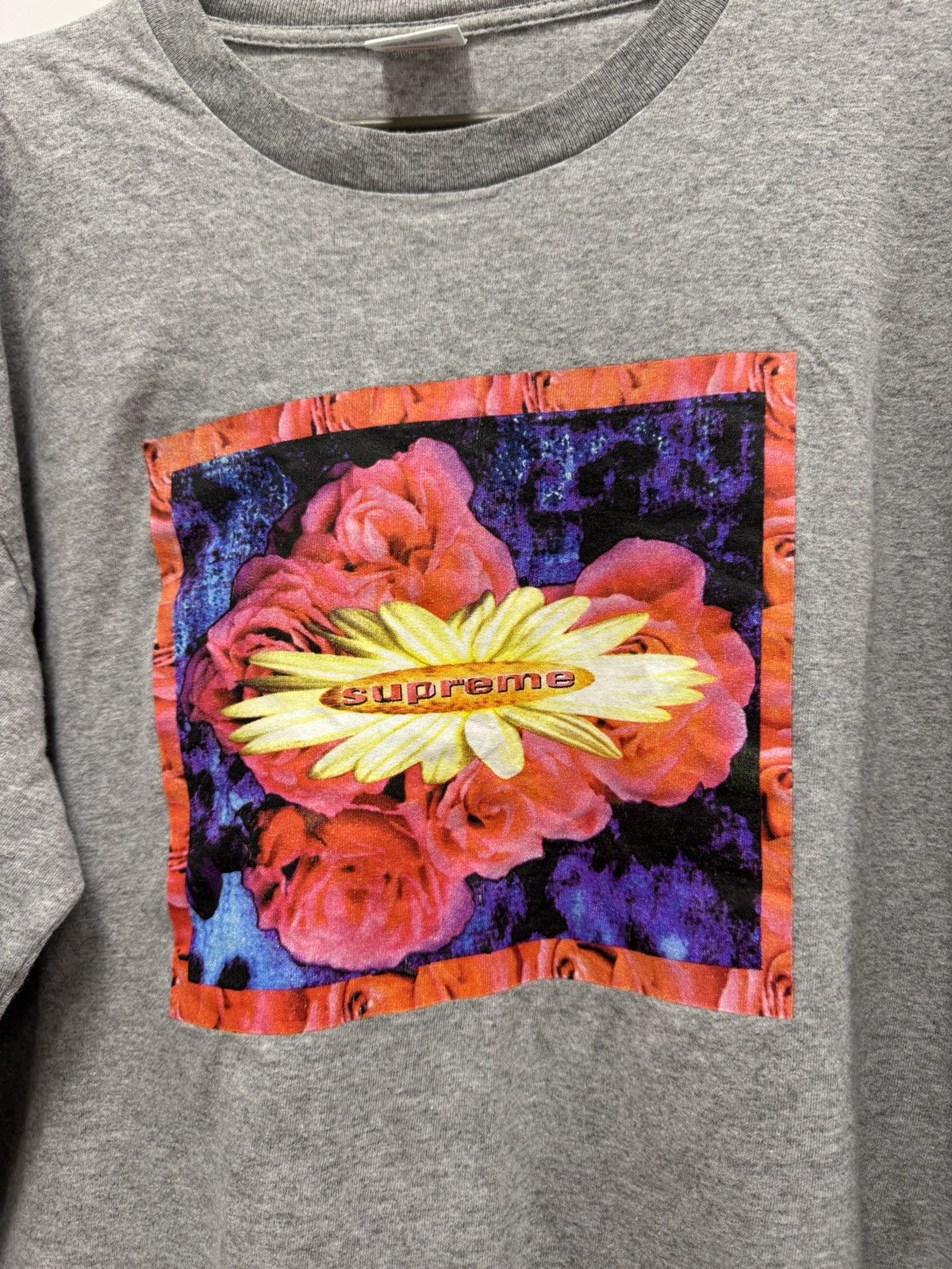 Supreme Vintage Supreme Long Sleeve Flowers Logo Made in USA Size US L / EU 52-54 / 3 - 3 Thumbnail