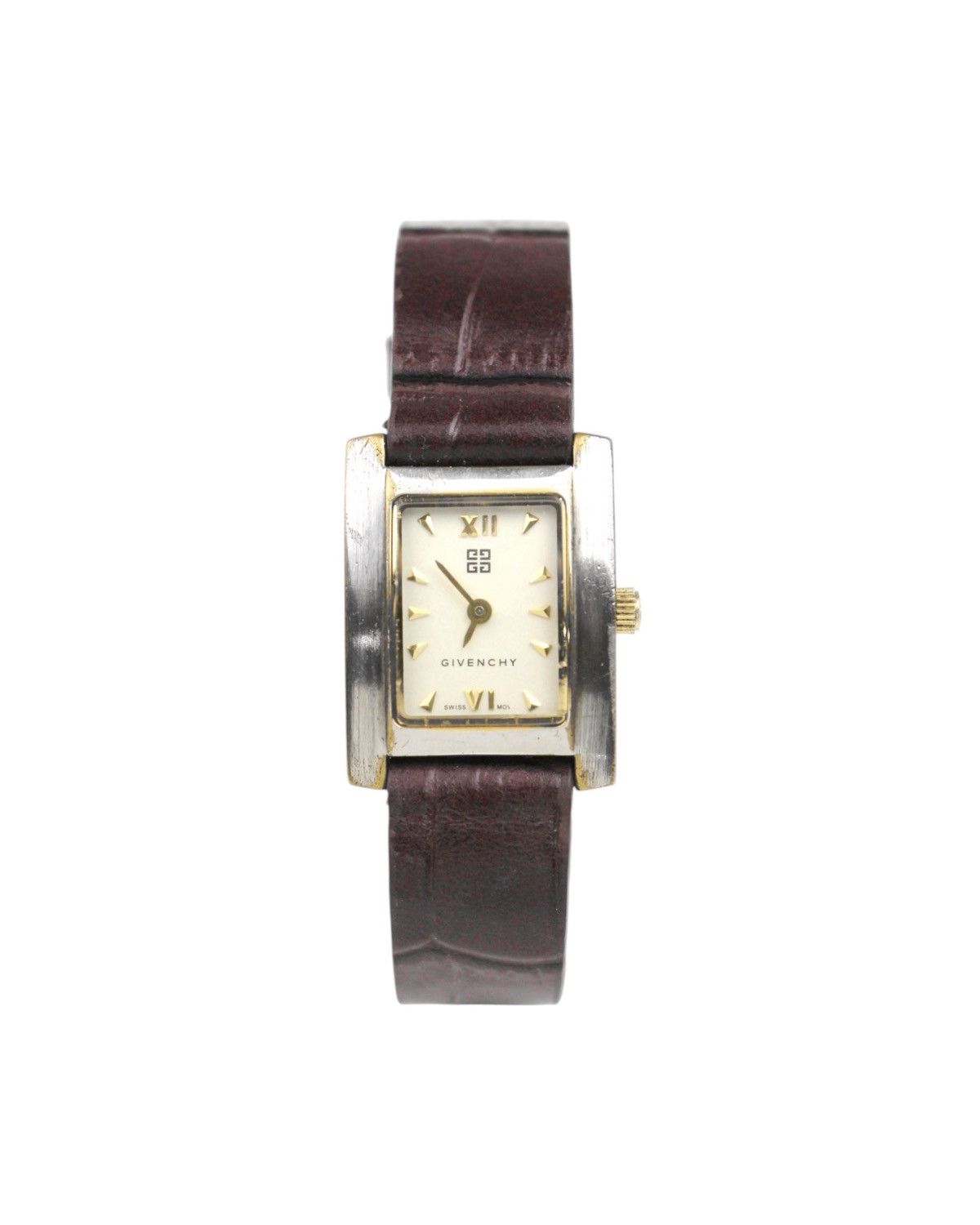 Givenchy 1990S GIVENCHY AM. LINE TWO-TONE RECTANGULAR SWISS WATCH Size ONE SIZE - 2 Thumbnail
