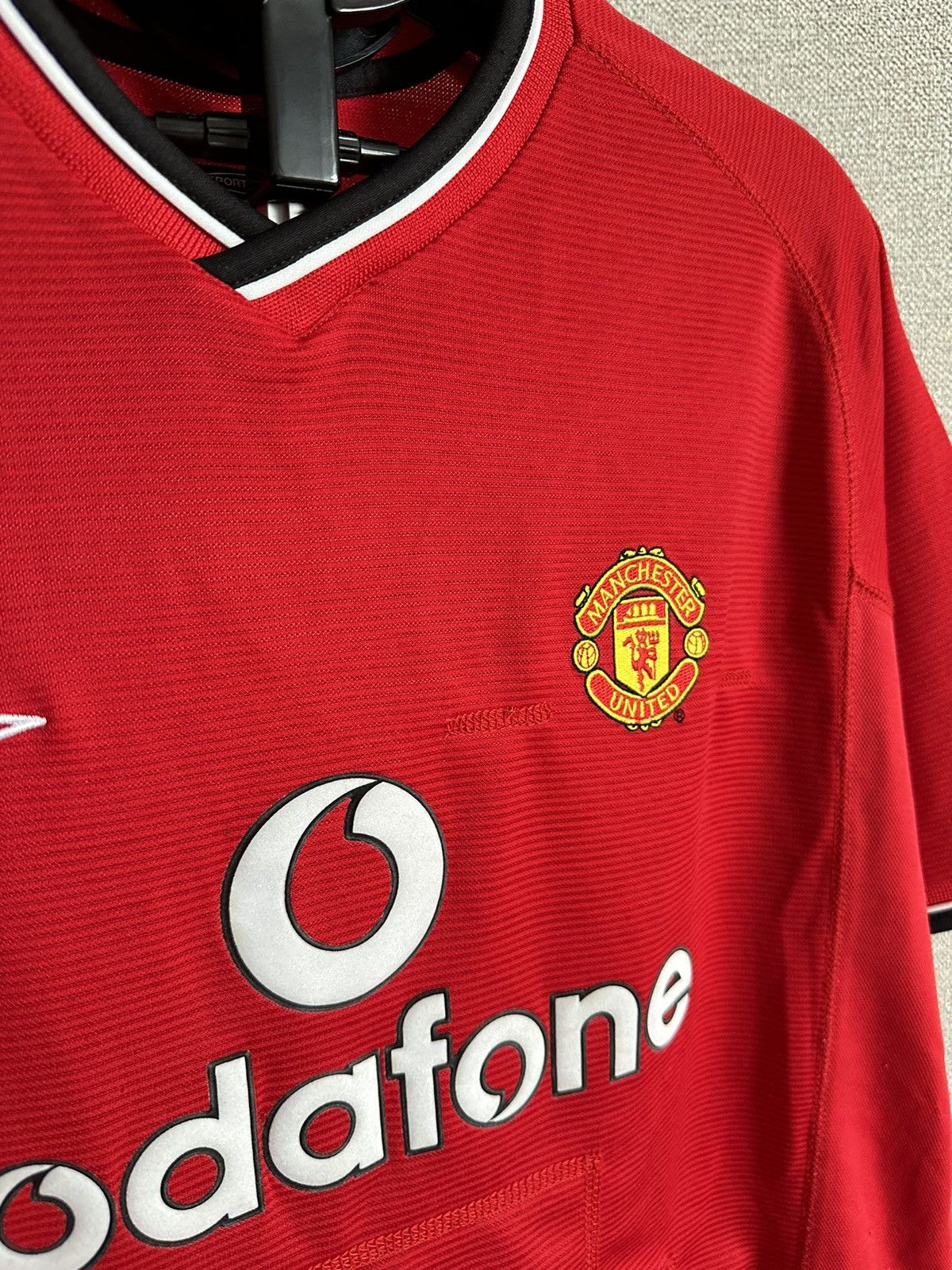 Umbro 2000/02 Umbro Manchester United Distressed Soccer Jersey Size US L / EU 52-54 / 3 - 4 Thumbnail