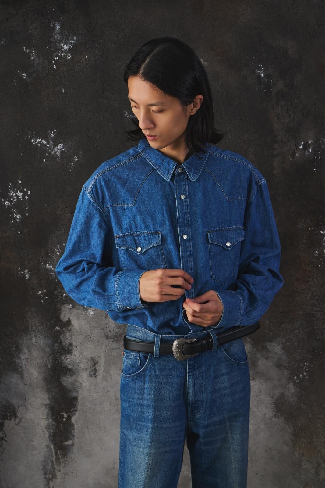 Celine CELINE Denim Western Shirt Size US XL / EU 56 / 4 - 2 Thumbnail