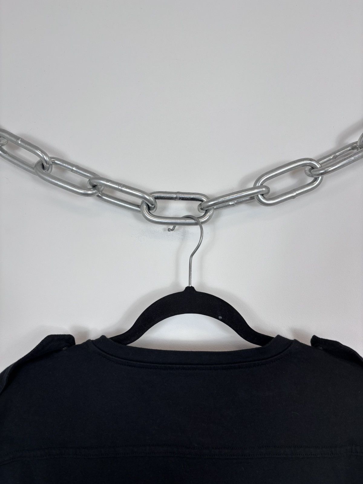 Prada Prada Red Tab Men’s Shoulders Straps Black T-Shirt Tee Size US L / EU 52-54 / 3 - 20 Thumbnail