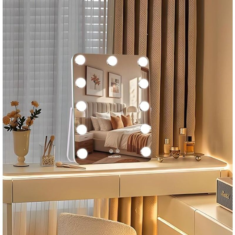 The Unbranded Brand 13.9" x 10.7" Vanity/Makeup Mirror 11 Dimmable LED Bulbs Size ONE SIZE - 7 Thumbnail