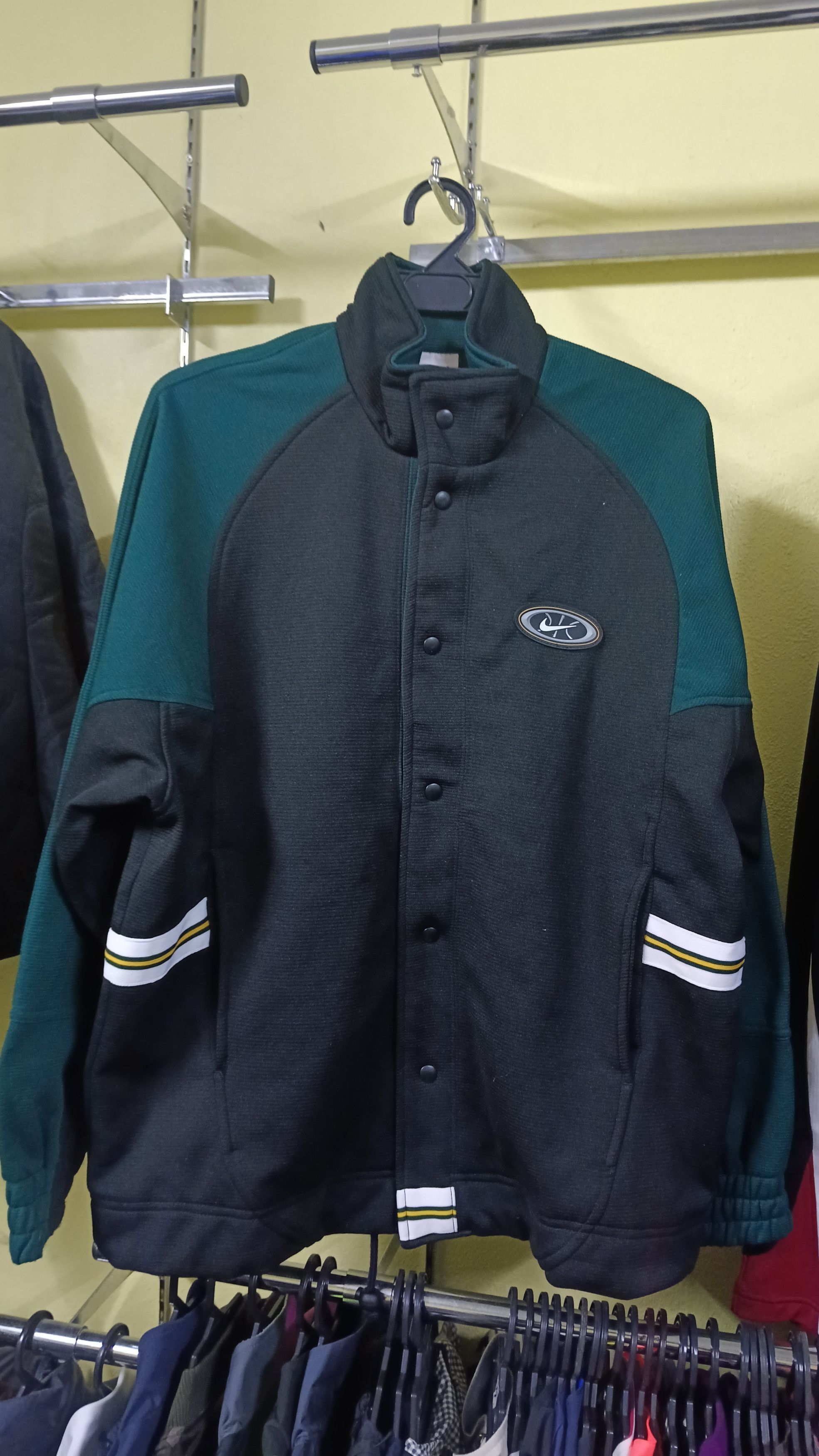 Nike × Vintage 🔥 Rare Vintage Button Up Nike Basketball Track Top Size US M / EU 48-50 / 2 - 1 Thumbnail